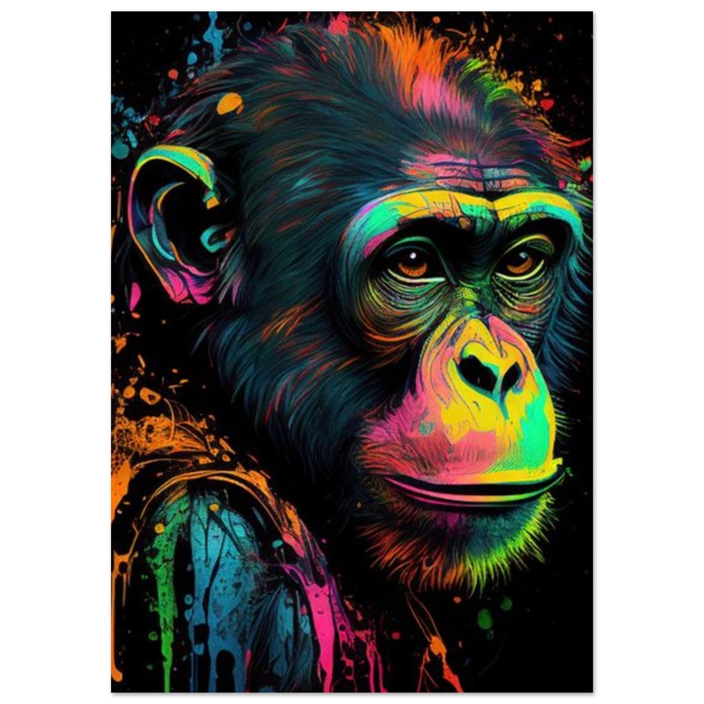 Canvanation Print Material A0 (84.1 x 118.9  cm) Poster Singe Multicolore