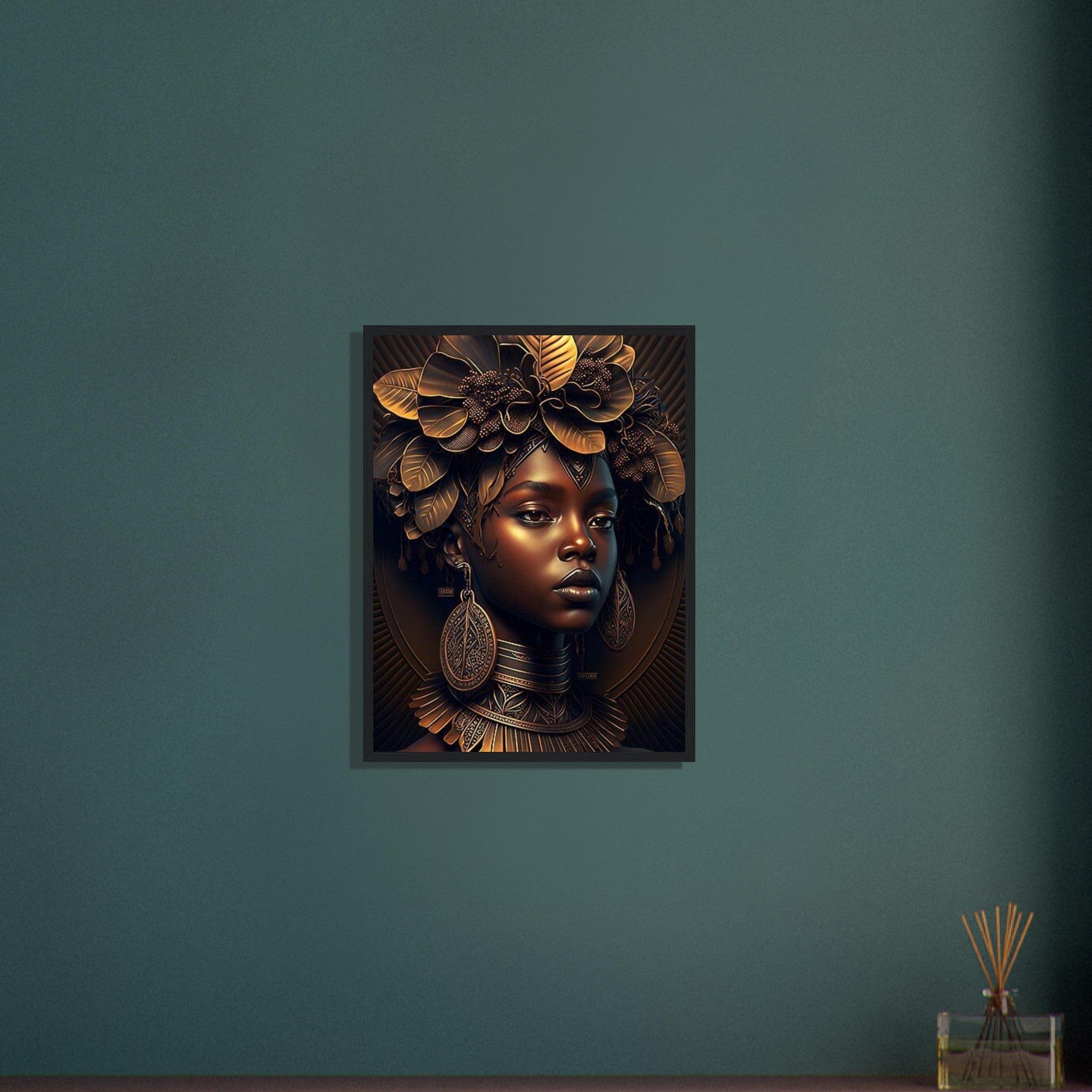 Canvanation Print Material Tableau Peinture Africain Femme