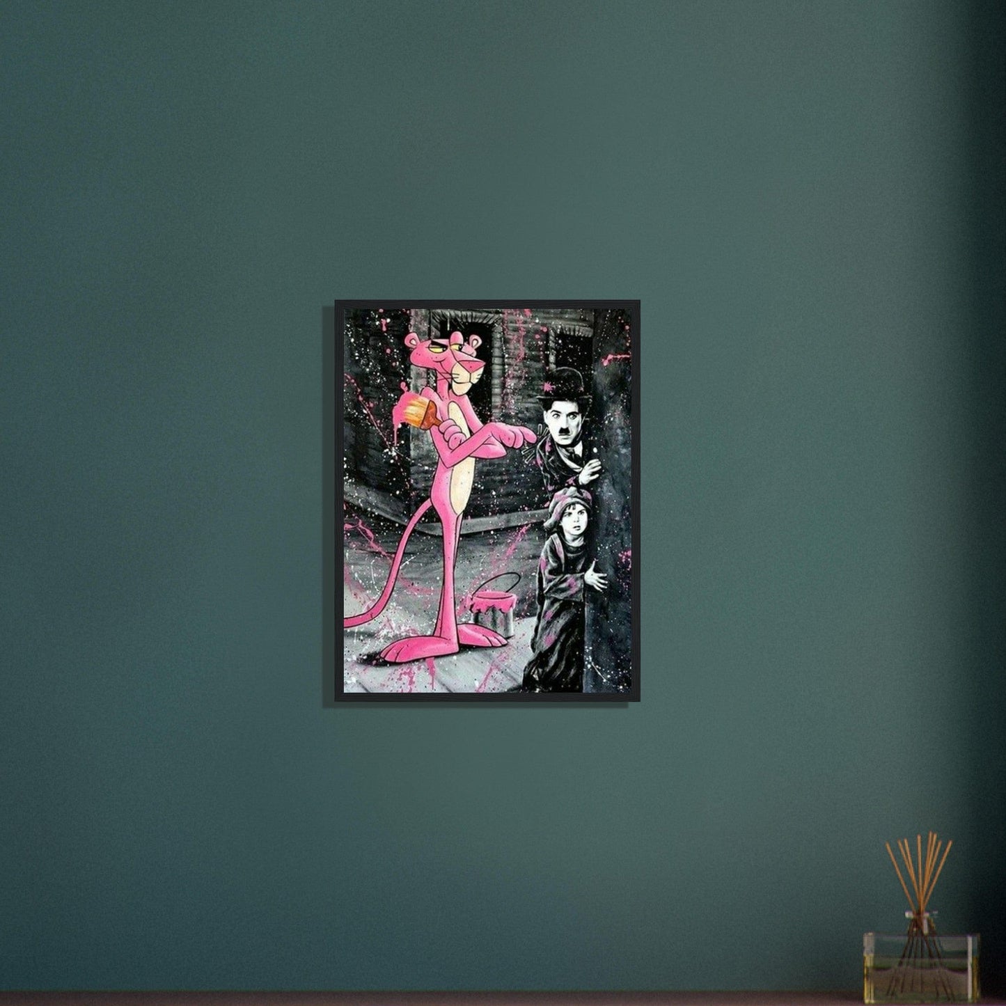 Canvanation Print Material Tableau Street Art La panthère rose