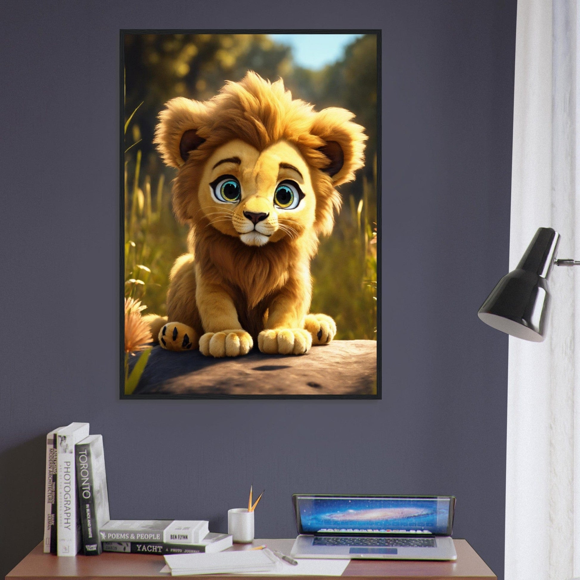 Canvanation Print Material Tableau Lionceau Éveil Royal