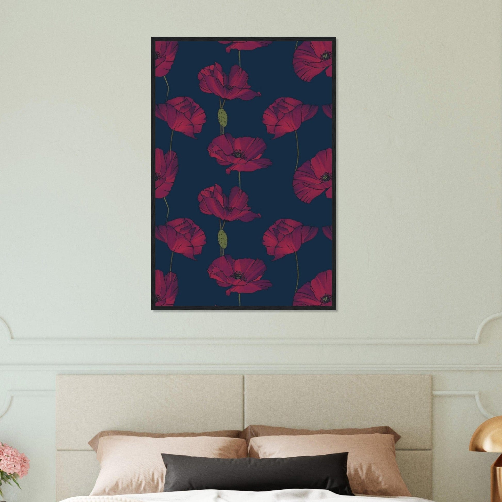 Canvanation Print Material Tableau De Coquelicot