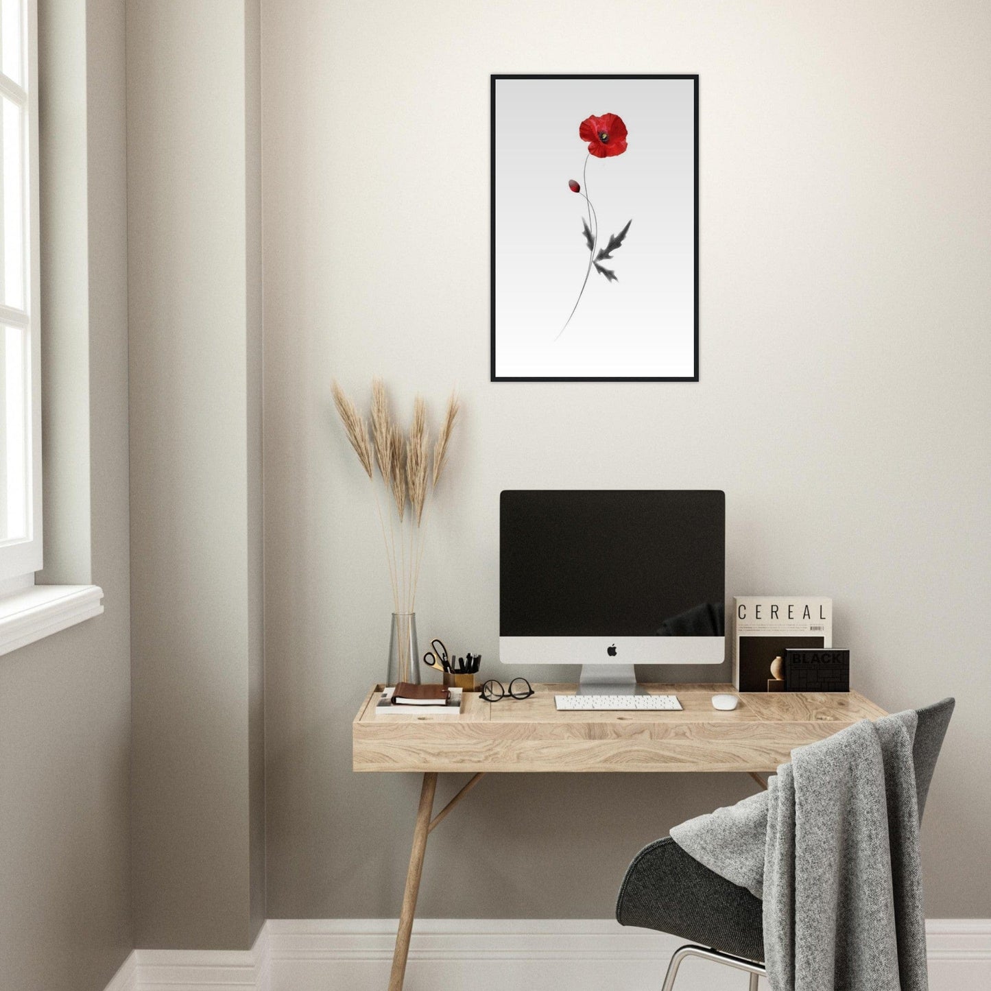 Canvanation Print Material Peinture Coquelicot Abstrait
