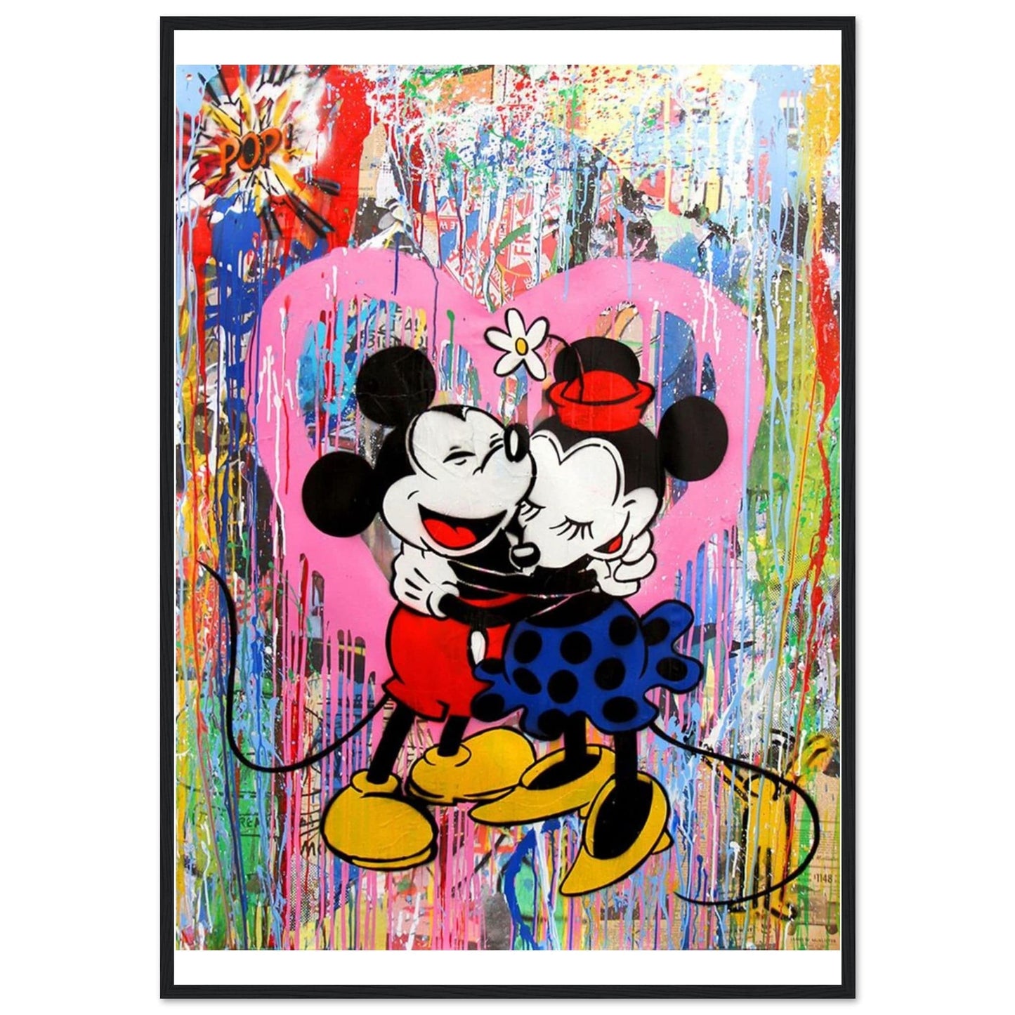 Gelato Print Material 70x100 cm / 28x40″ Minnie Mickey Tableau