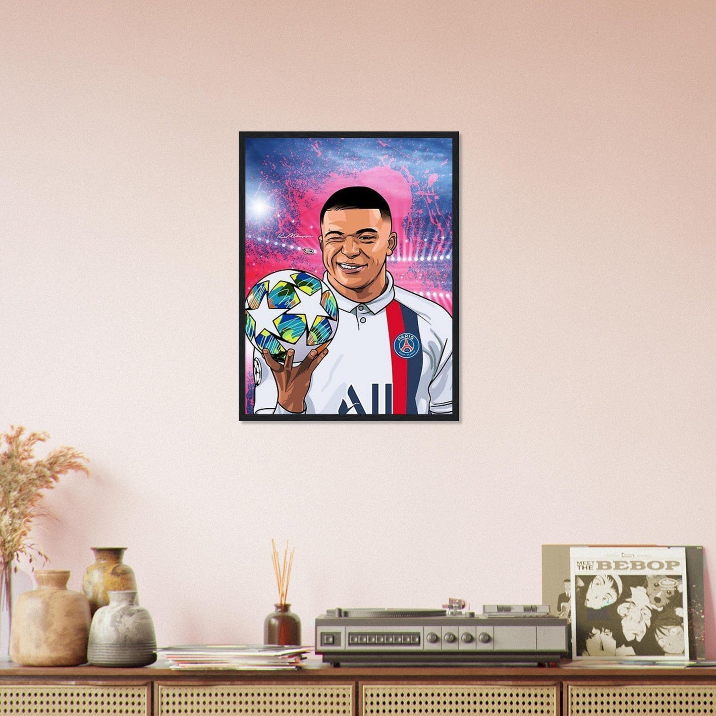 Canvanation Print Material Tableau Football Kylian Mbappe