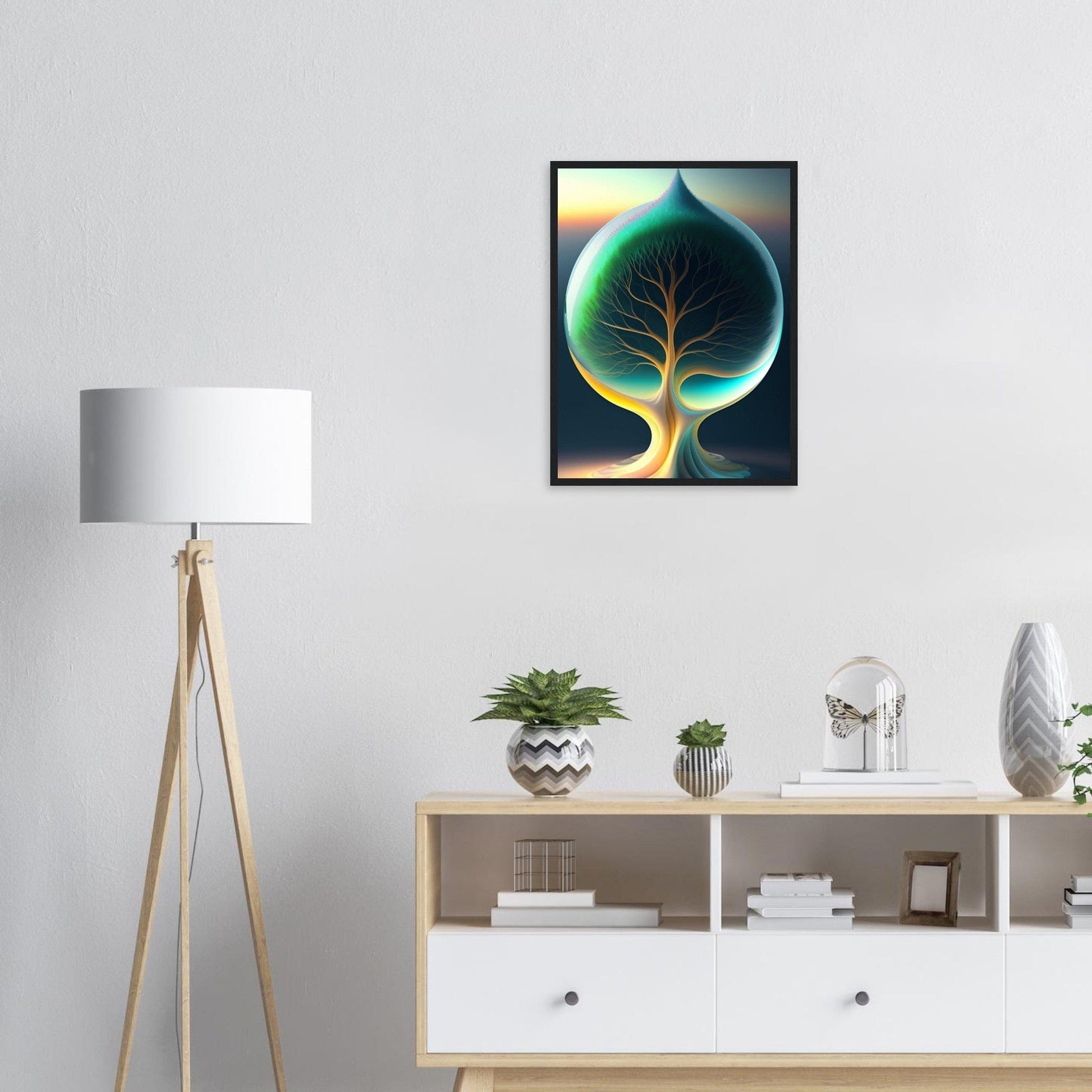 Canvanation Print Material Tableau Abstrait Arbre De Vie