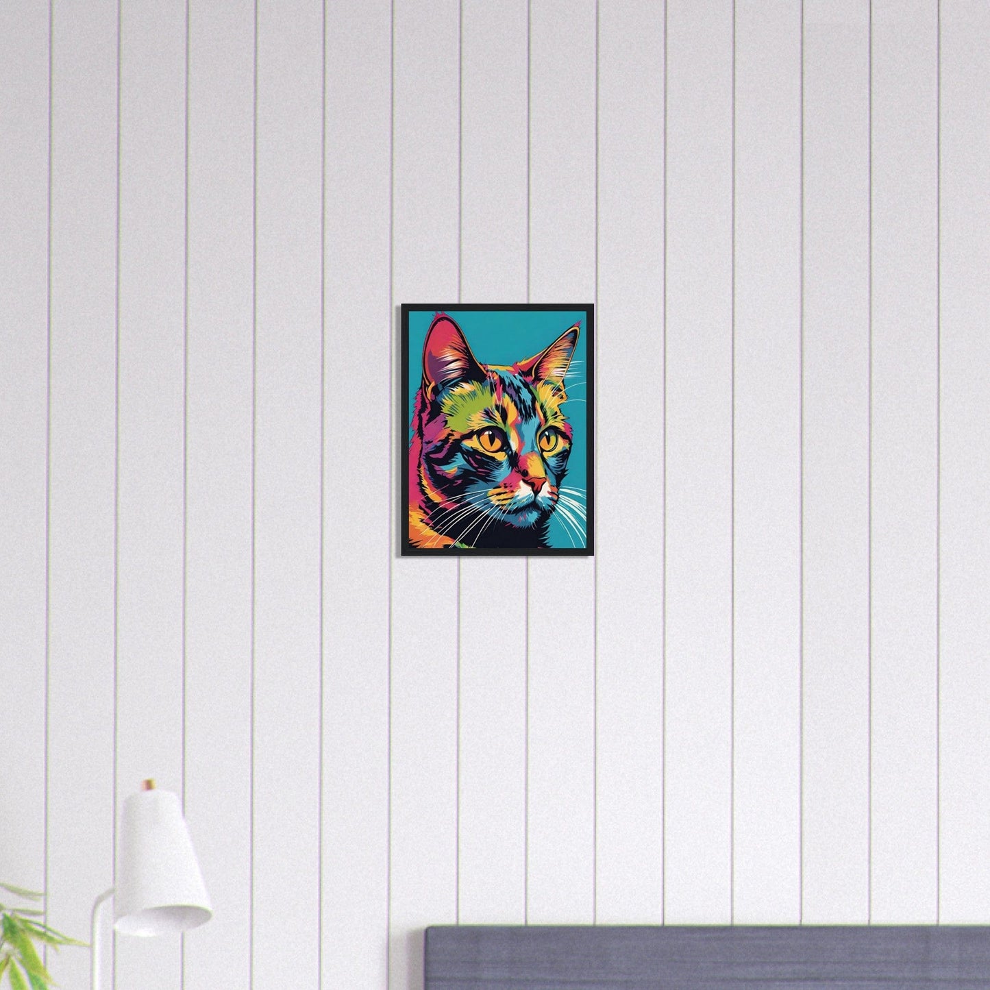 Canvanation Print Material 30x40 cm / 12x16″ Tableau Chat Pop Art Explosion