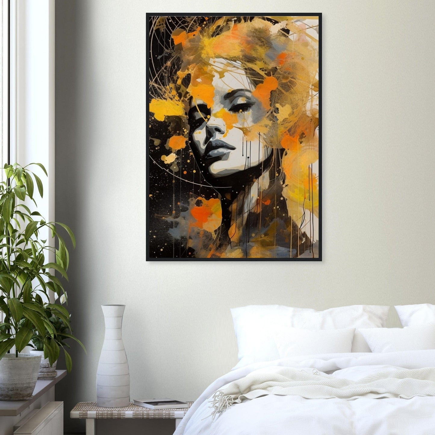 Canvanation Print Material 70x100 cm / 28x40″ Tableau De Portrait De Femme