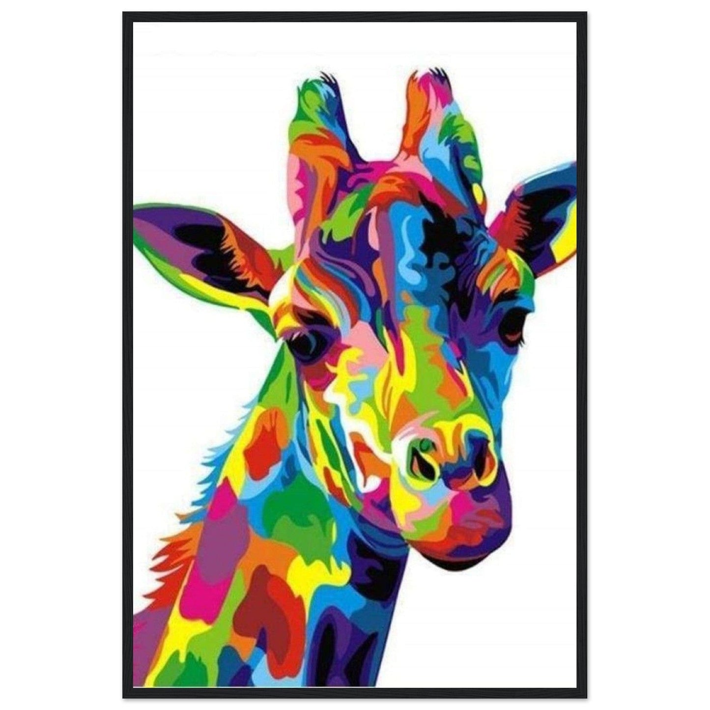 Gelato Print Material 60x90 cm / 24x36″ Tableau Tete De Girafe