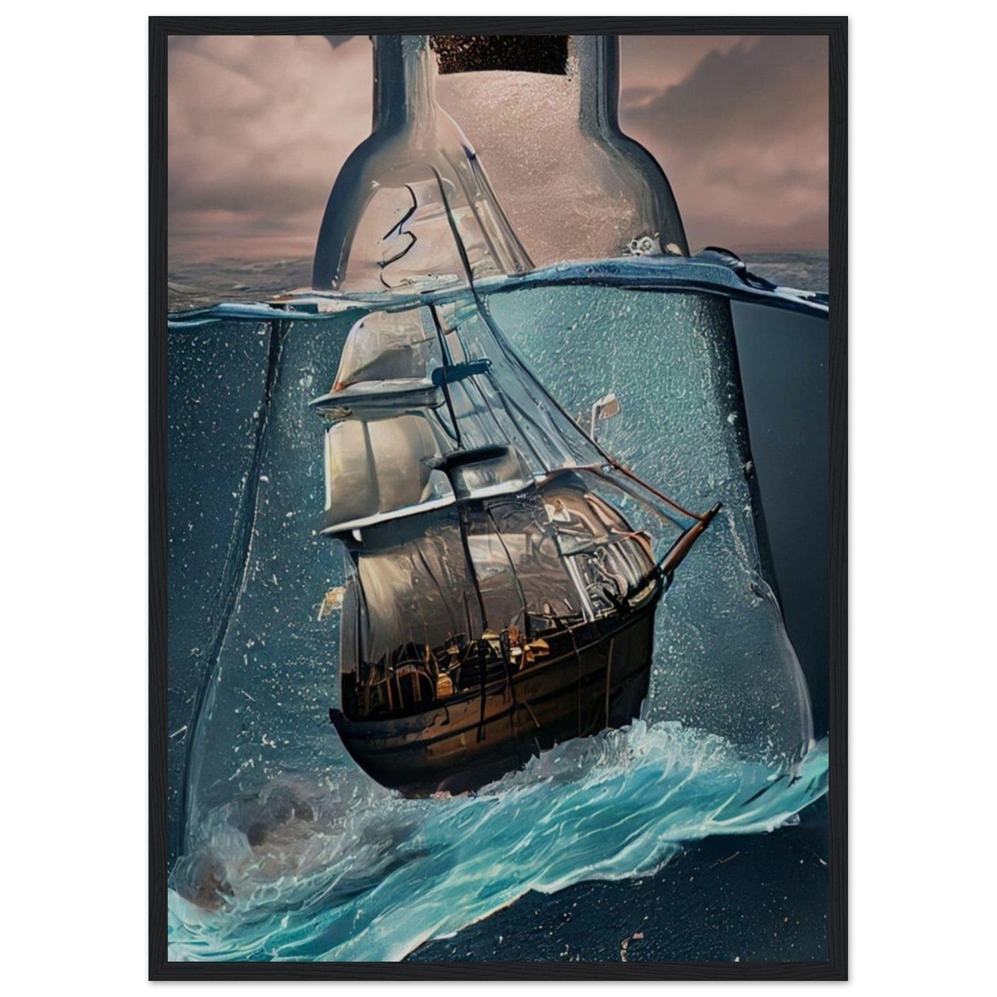 Gelato Print Material 50x70 cm / 20x28″ Tableau Bateau Abstrait