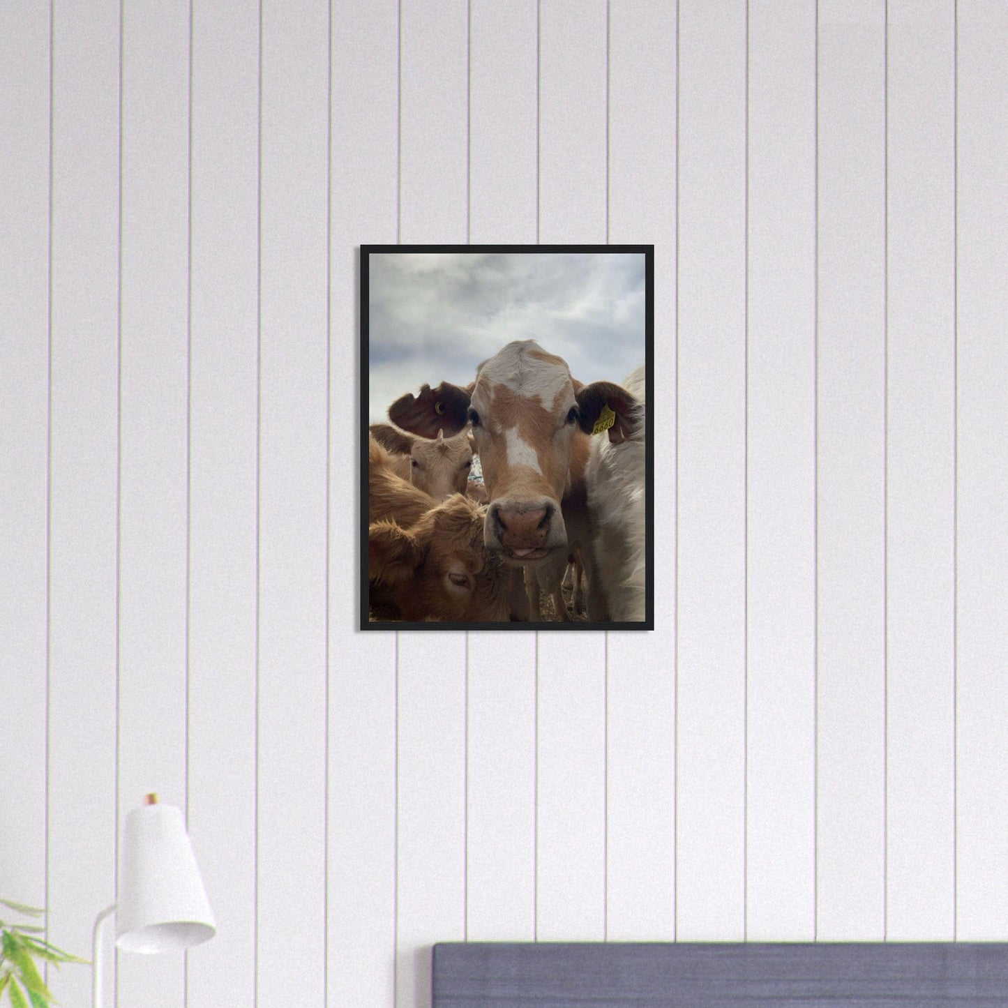 Canvanation Print Material Tableau Vache Dans Les Prés