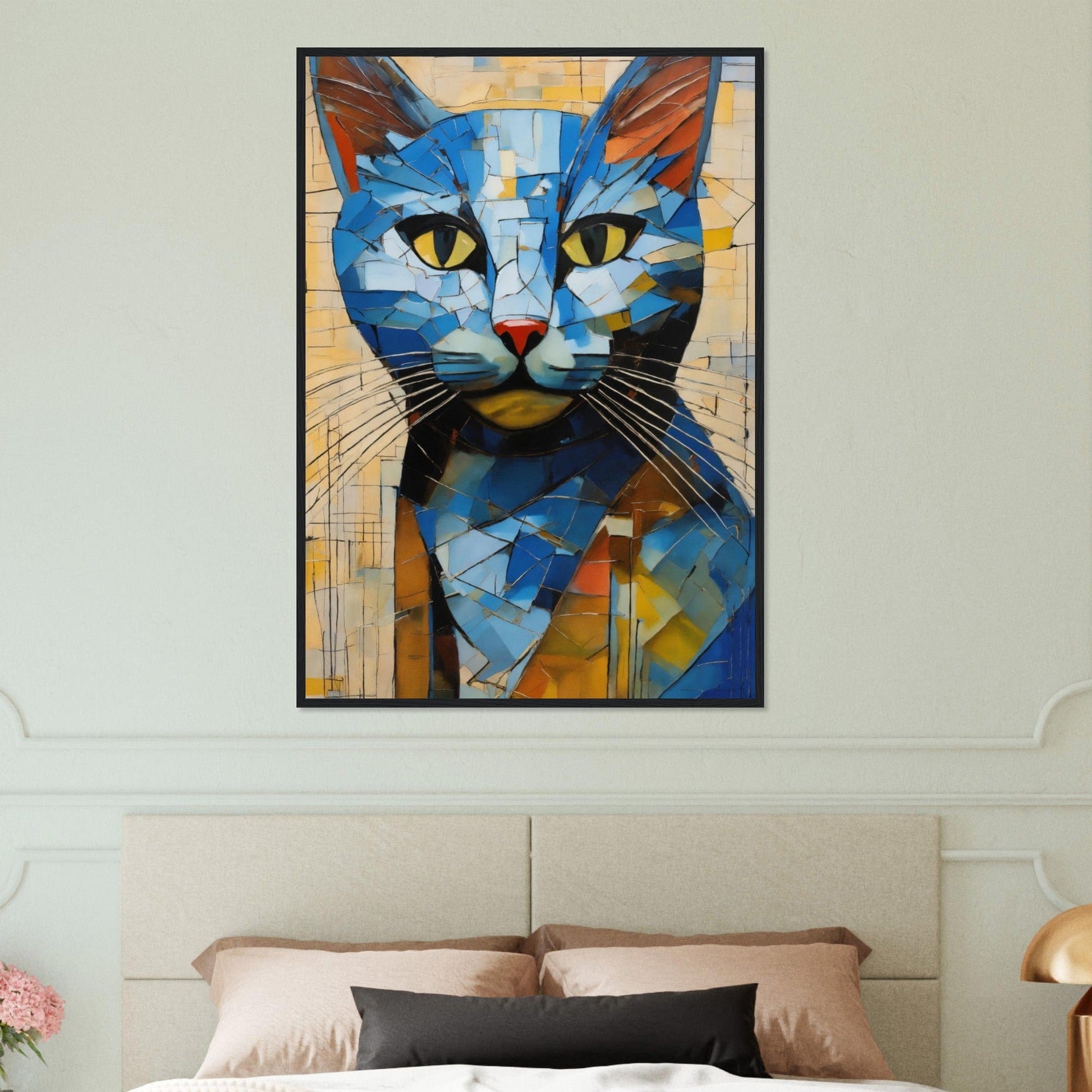 Canvanation Print Material Tableau Chat Sommeil Profond