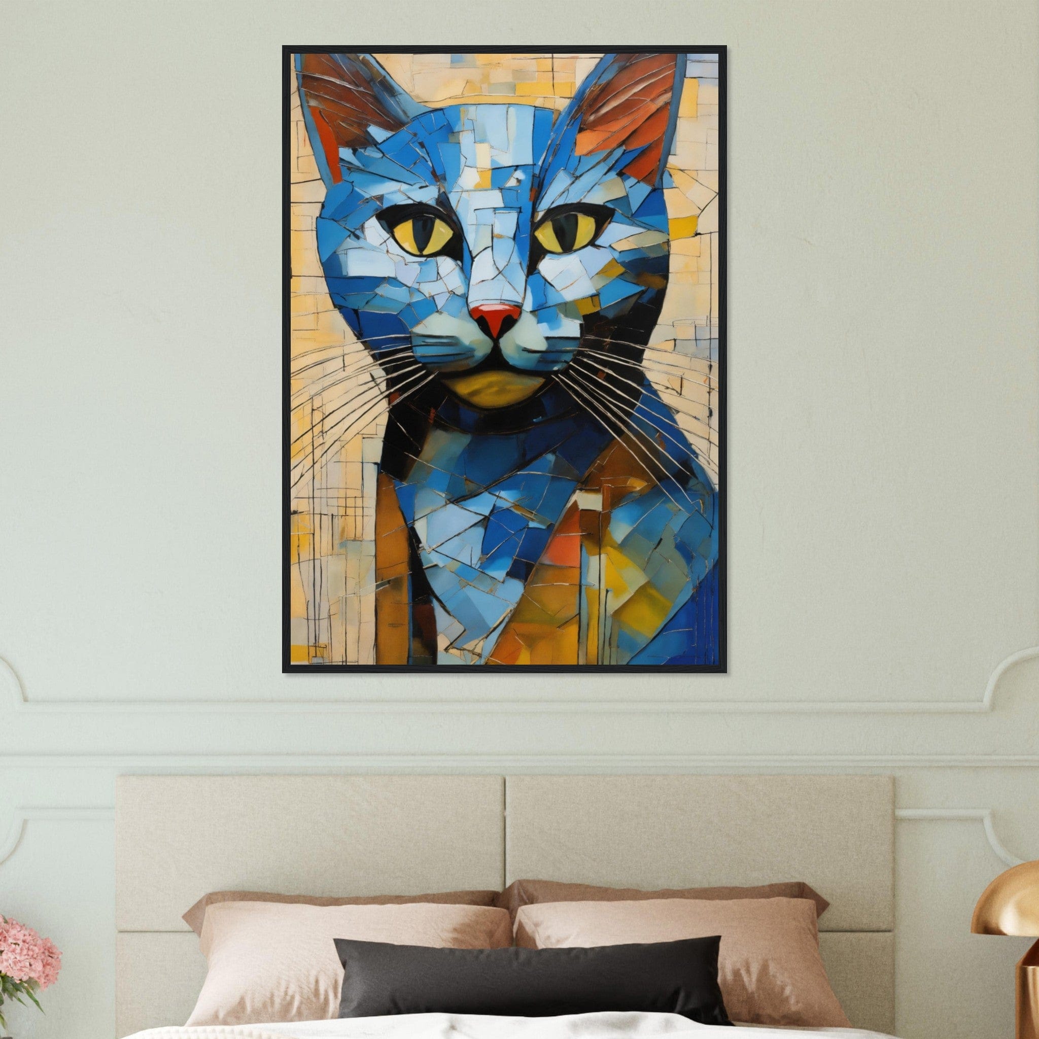 Canvanation Print Material Tableau Chat Sommeil Profond