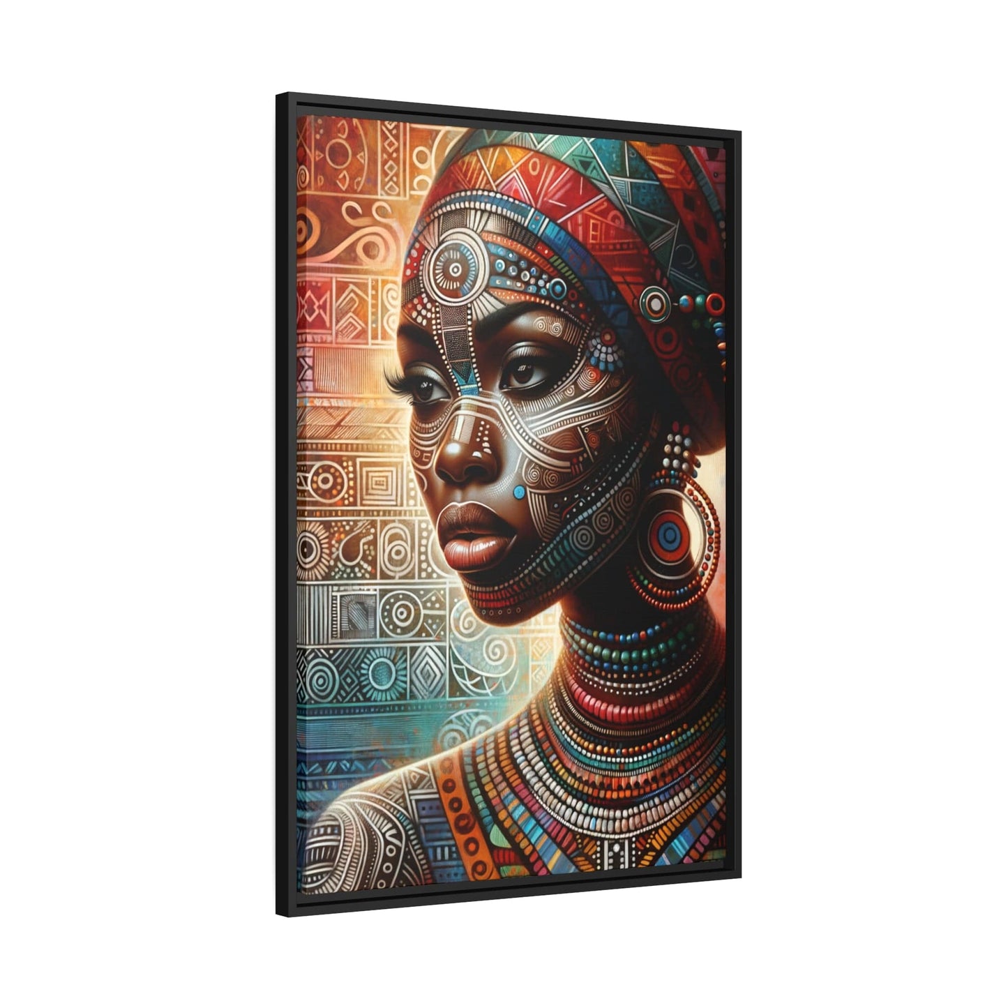 Printify Canvas Tableau "Femmes africaines: Puissance, Beauté et Résilience"