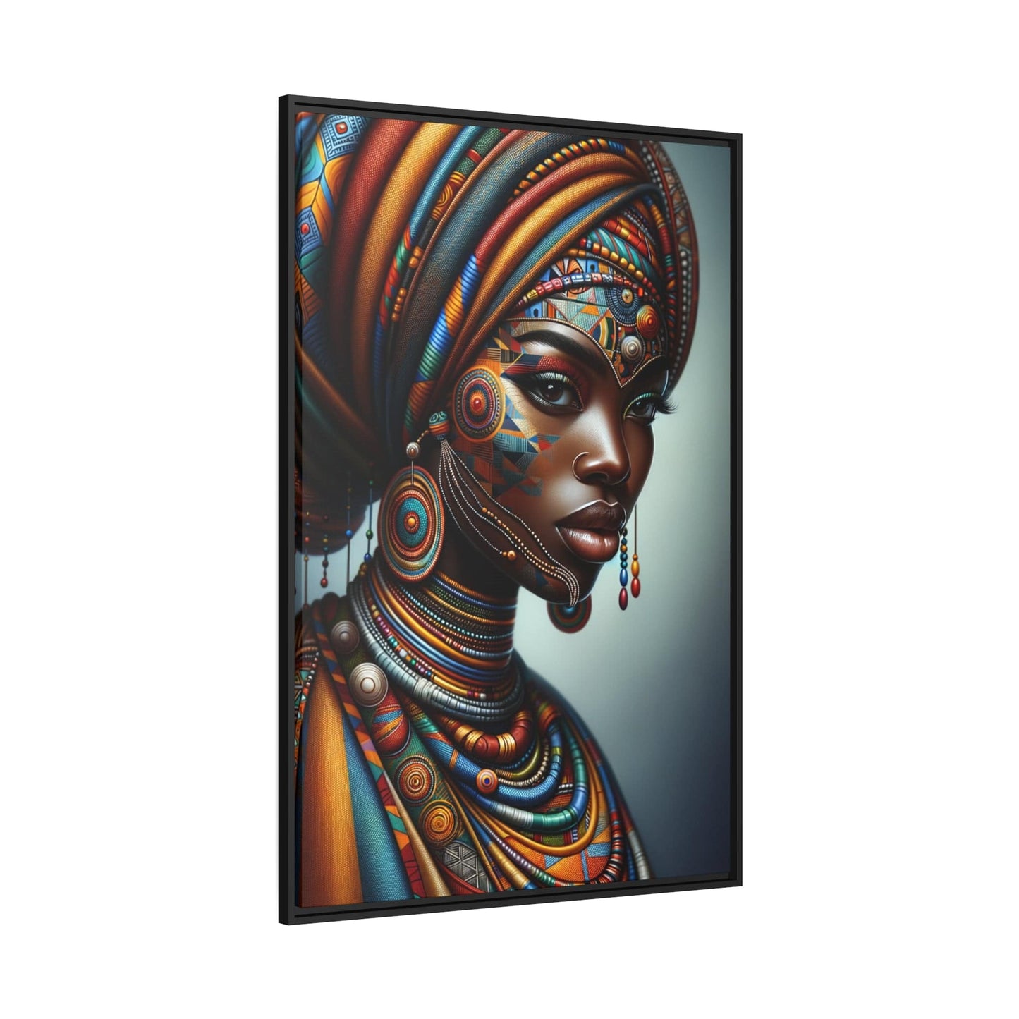 Printify Canvas Tableau "La grâce et l'audace : Portraits de femmes africaines dans toute leur splendeur"
