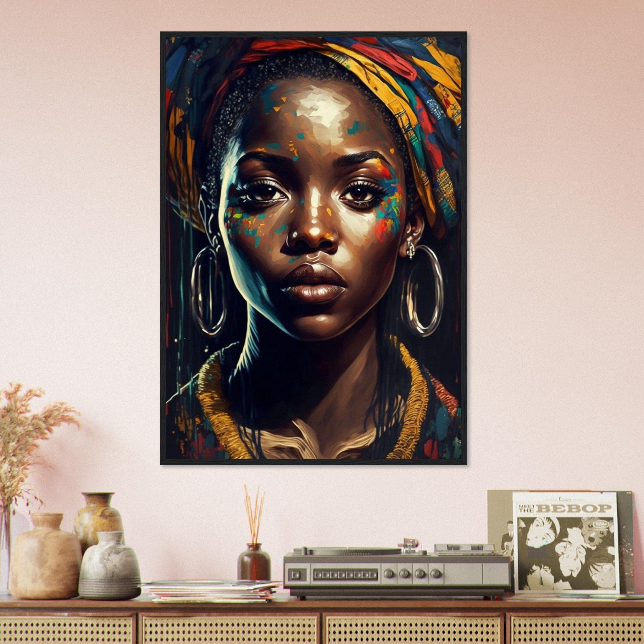 Canvanation Print Material Tableaux Portrait Femme Afrique