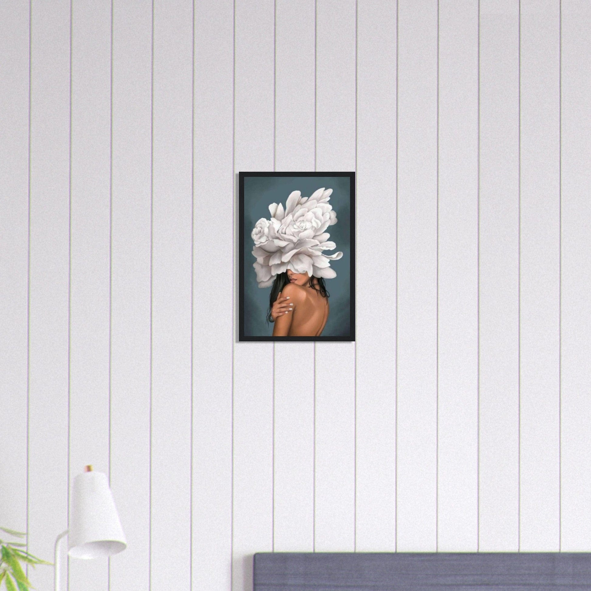 Canvanation Print Material Tableau Femme Fleurs Cheveux