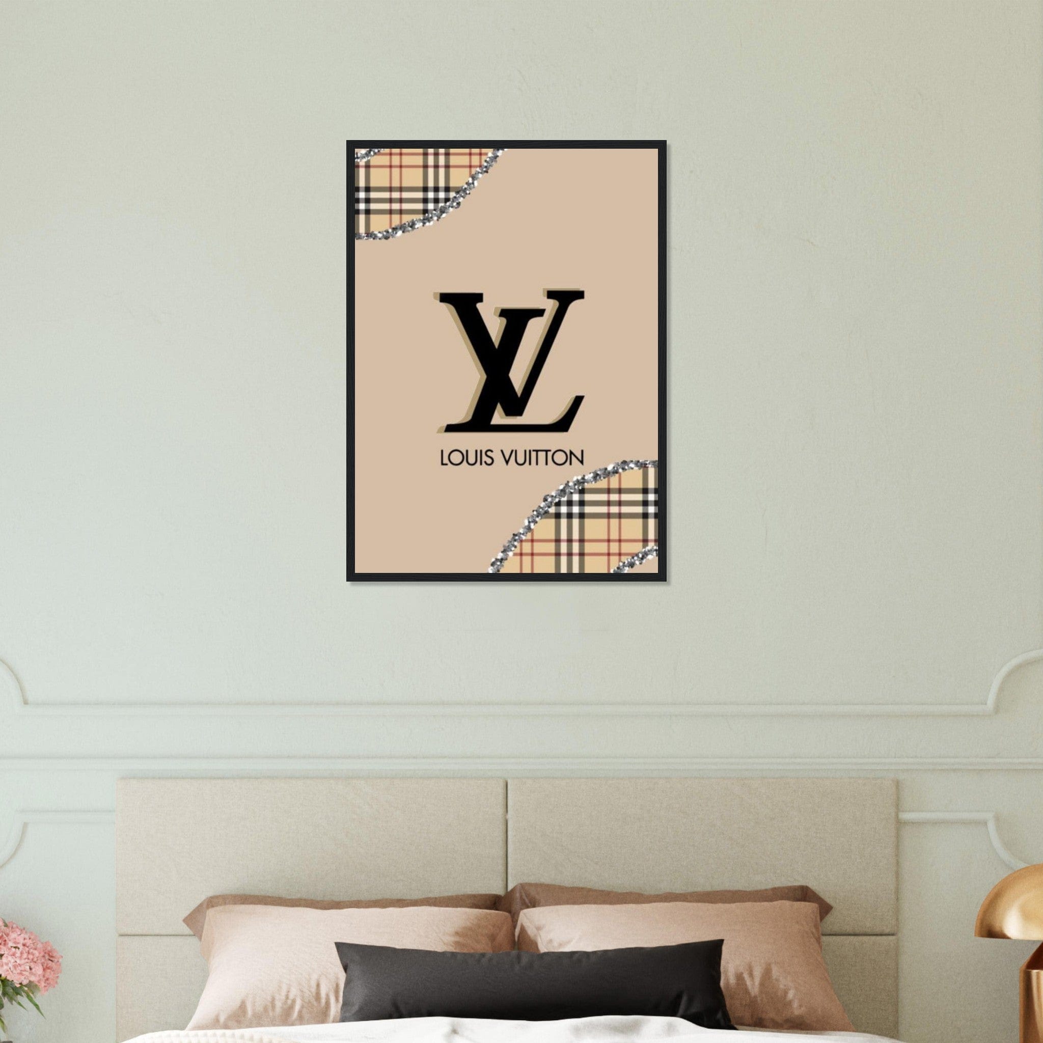 Canvanation Print Material 50x70 cm / 20x28″ Tableau Louis Vuitton x Burberry