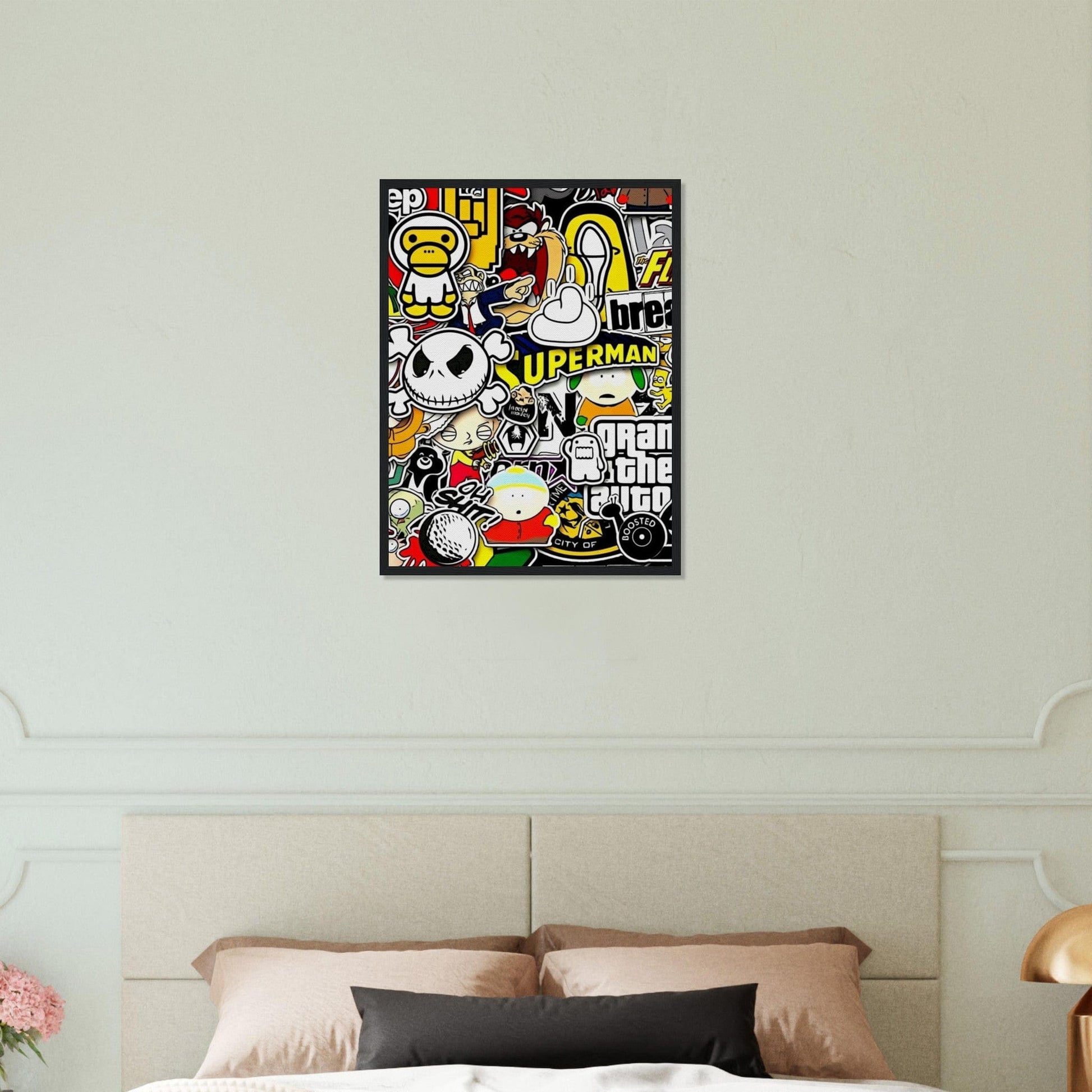Gelato Print Material Tableau Pop Art Graffiti