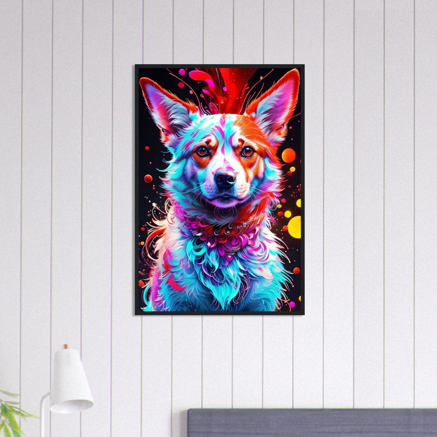 Canvanation Print Material 60x90 cm / 24x36″ Tableau Chien Loyauté incarnée