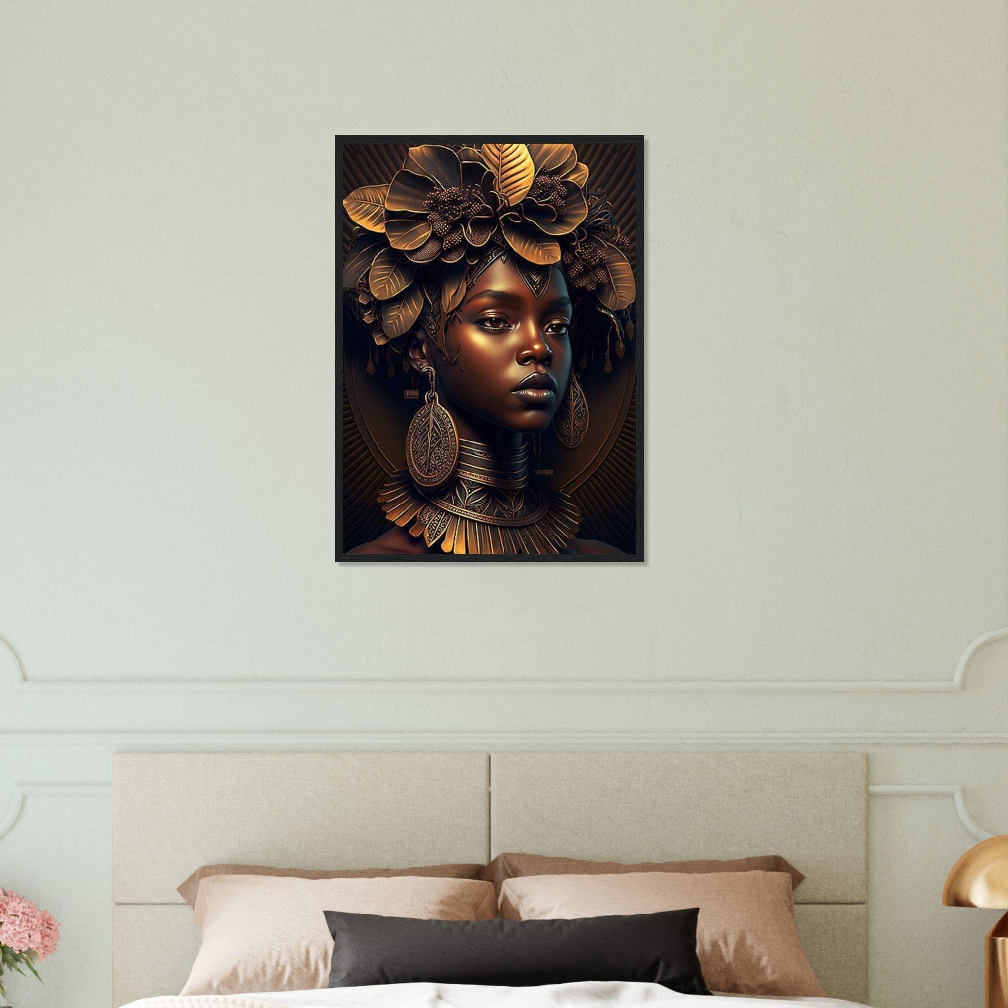 Canvanation Print Material 50x70 cm / 20x28″ Tableau Peinture Africain Femme