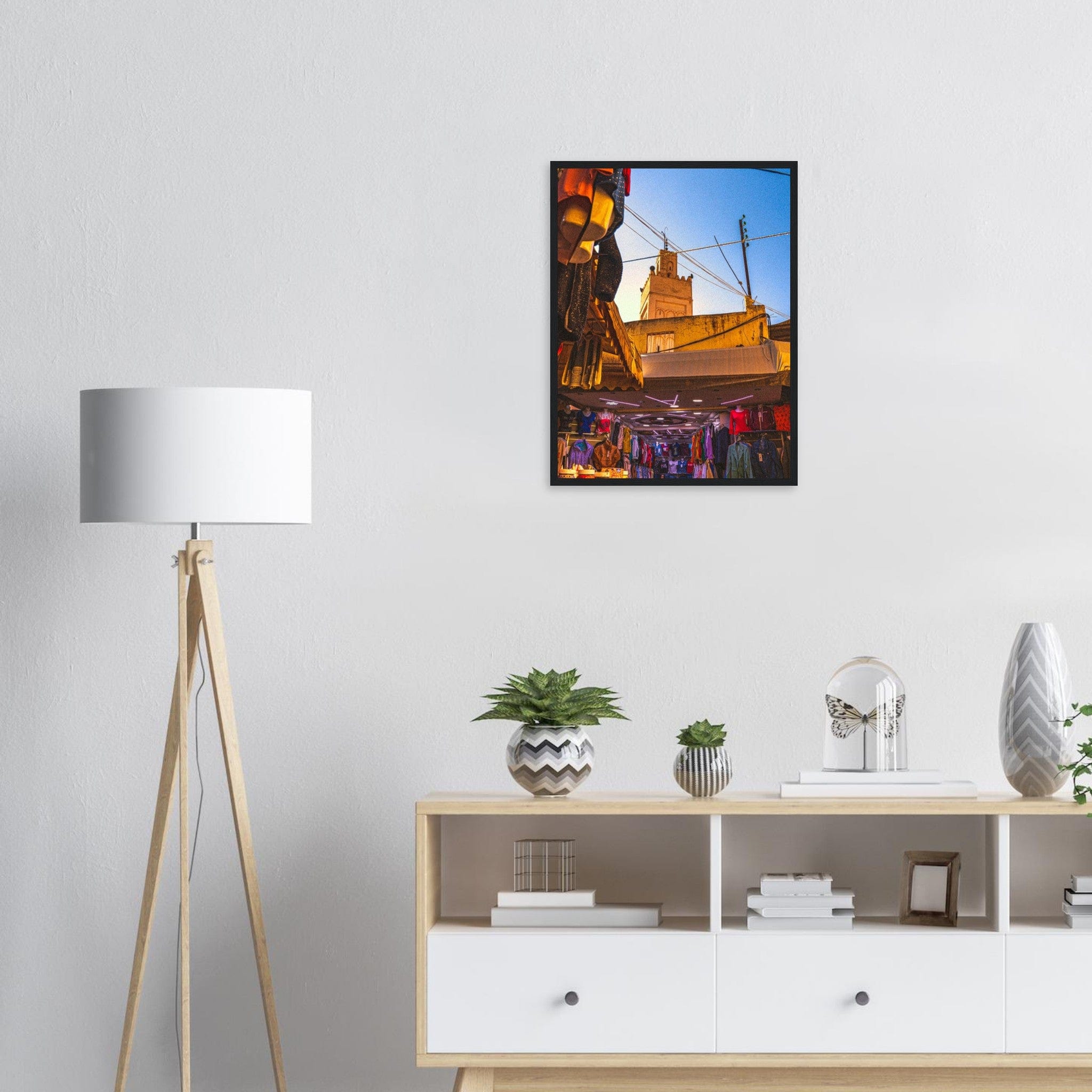 Canvanation Print Material Tableau Style Marocain