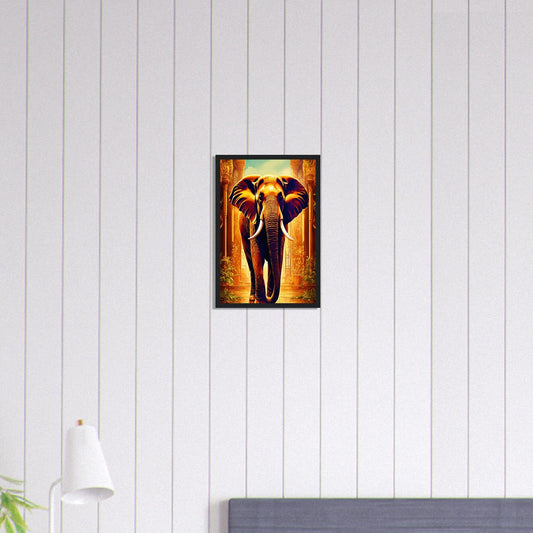 Canvanation Print Material 30x45 cm / 12x18″ Tableau Elephant Marche Royale