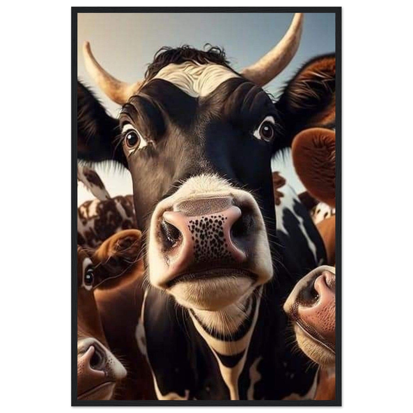 Canvanation Print Material 60x90 cm / 24x36″ Tableau Highland Cow