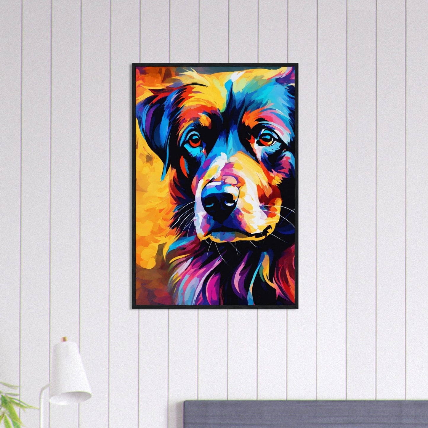 Canvanation Print Material 60x90 cm / 24x36″ Tableau Chien Héros Du Quotidien