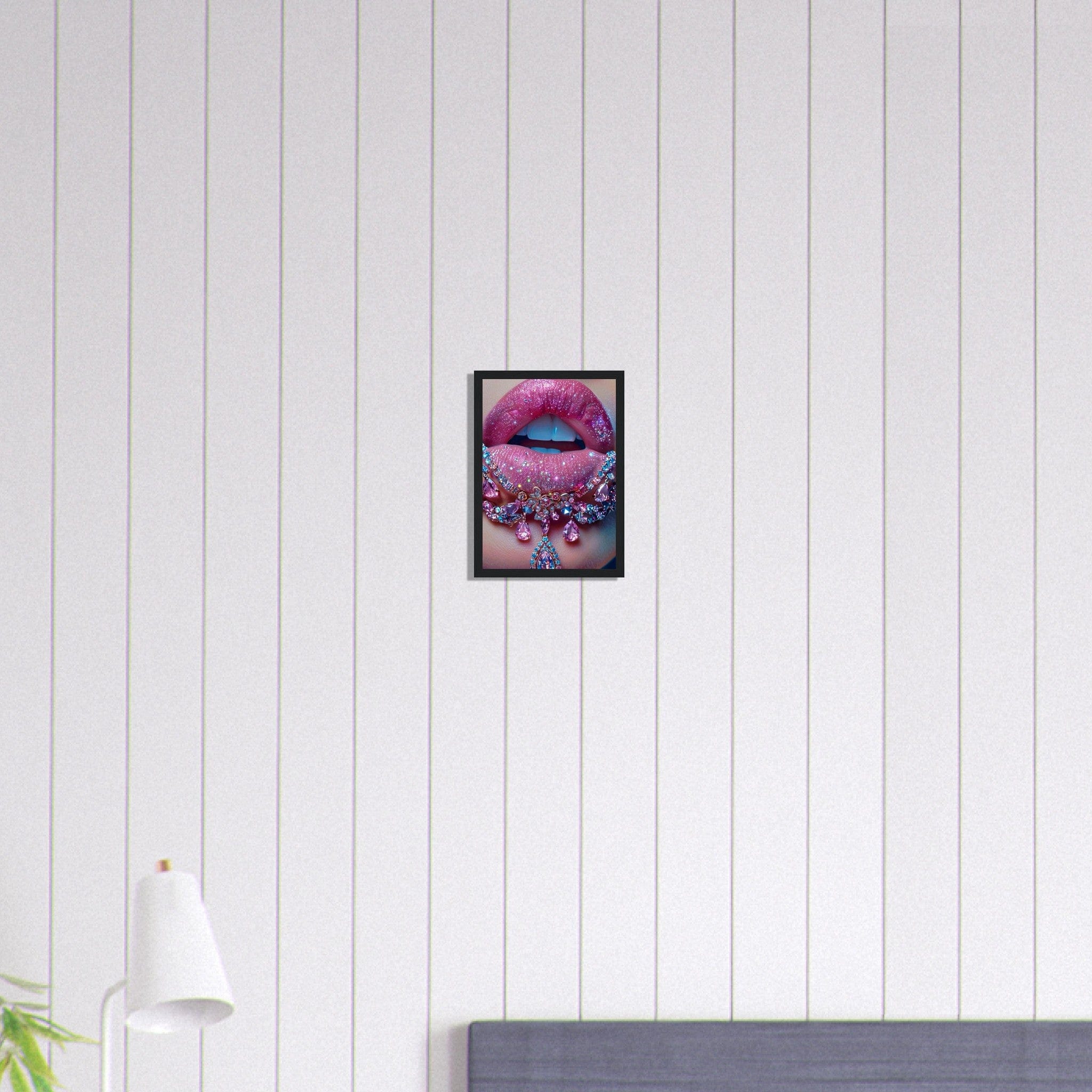 Canvanation Print Material A4 21x29.7 cm / 8x12″ Tableau Levres Brillant