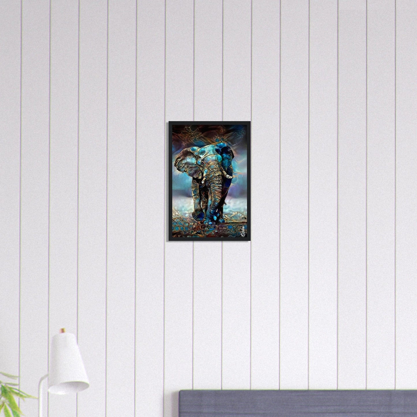 Canvanation Print Material 30x45 cm / 12x18″ Tableau Elephant Trésor de la Nature