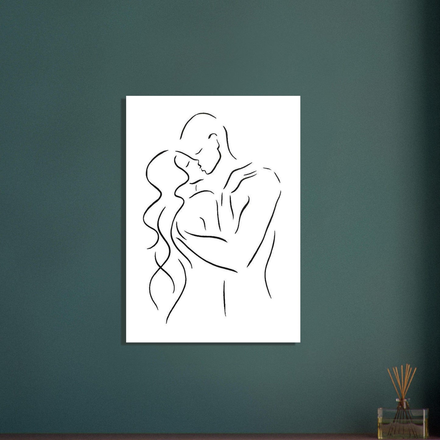 Gelato Print Material Poster Couple Sensuel