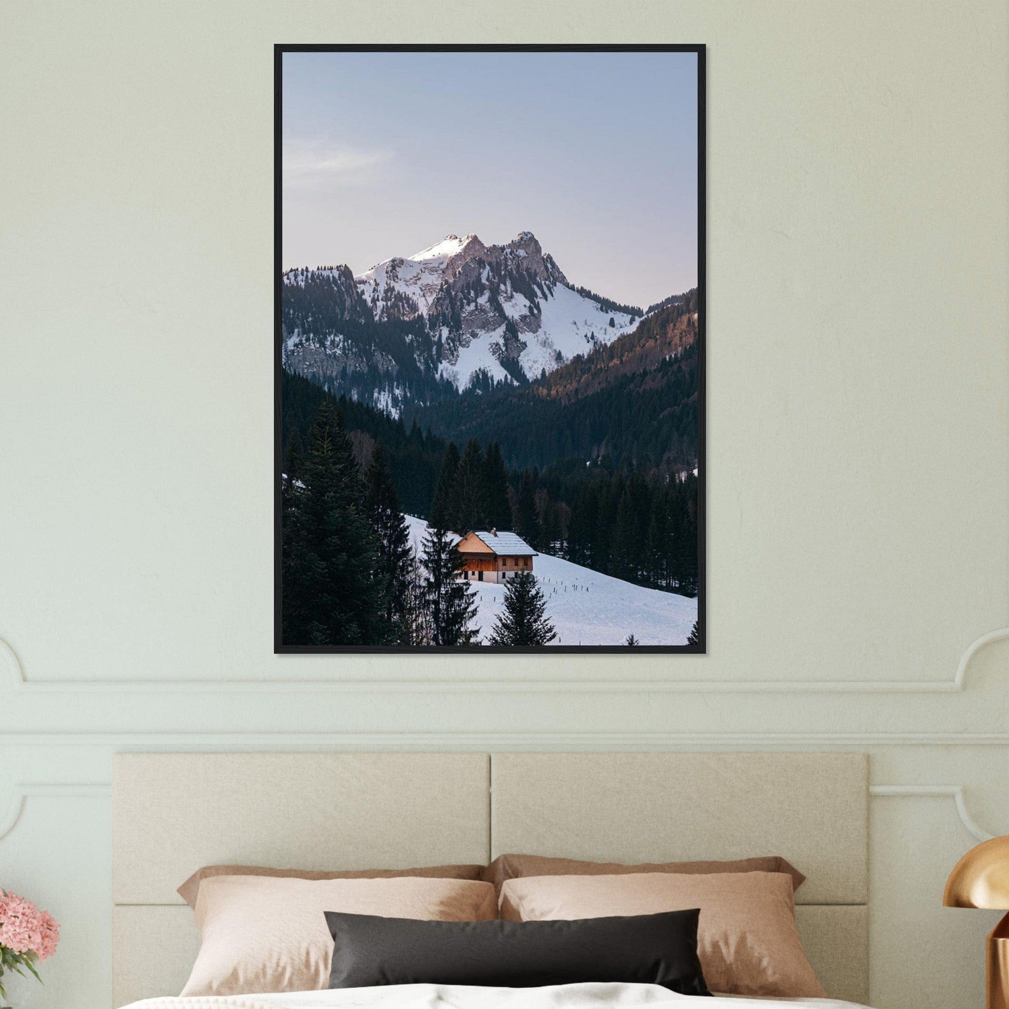 Canvanation Print Material 70x100 cm / 28x40″ Tableau De Montagne Moderne