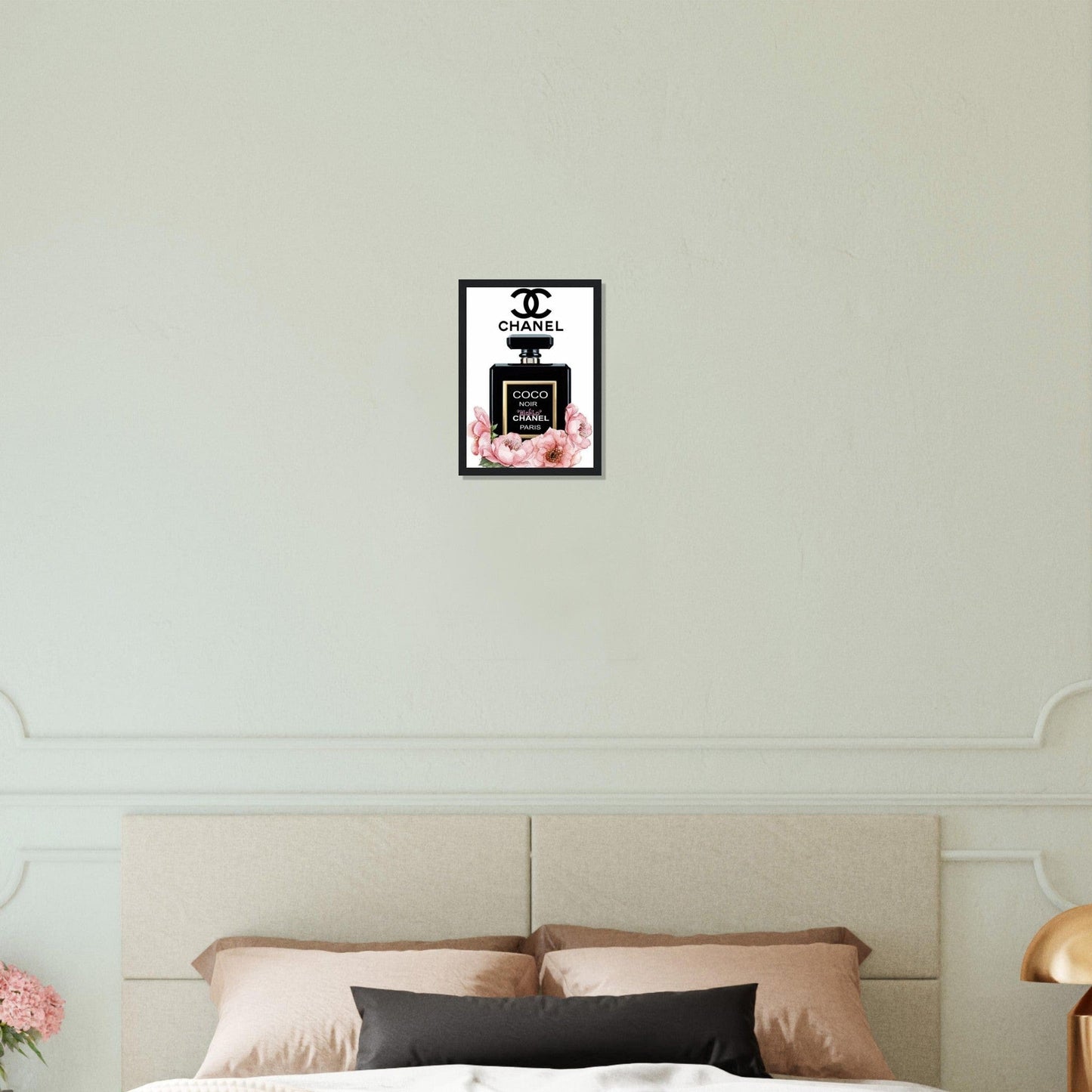 Canvanation Print Material Tableau Chanel Numéro 5 Noir Et Blanc