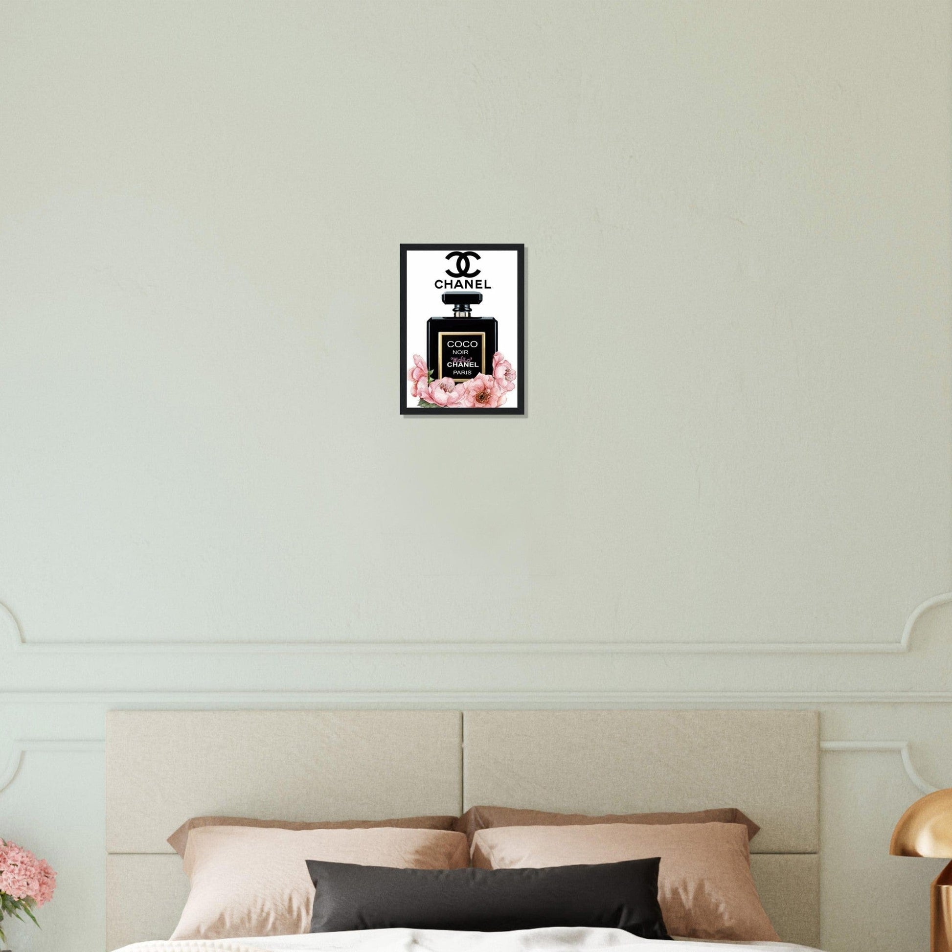 Canvanation Print Material Tableau Chanel Numéro 5 Noir Et Blanc