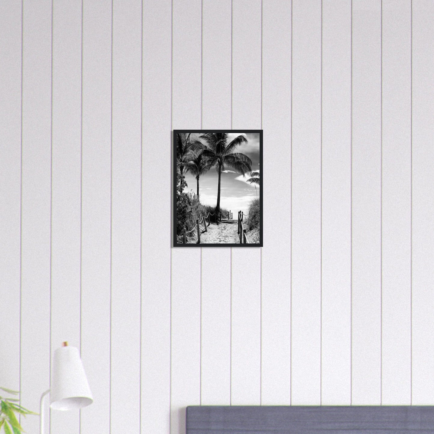 Canvanation Print Material 30x40 cm / 12x16″ Tableau Photo Noir Et Blanc-Paysage-Plage