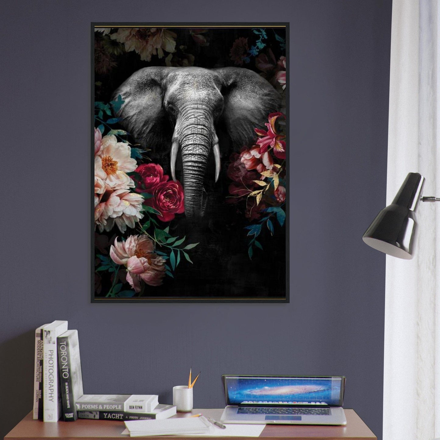 Canvanation Print Material Tableau Elephant Légendes Vivantes