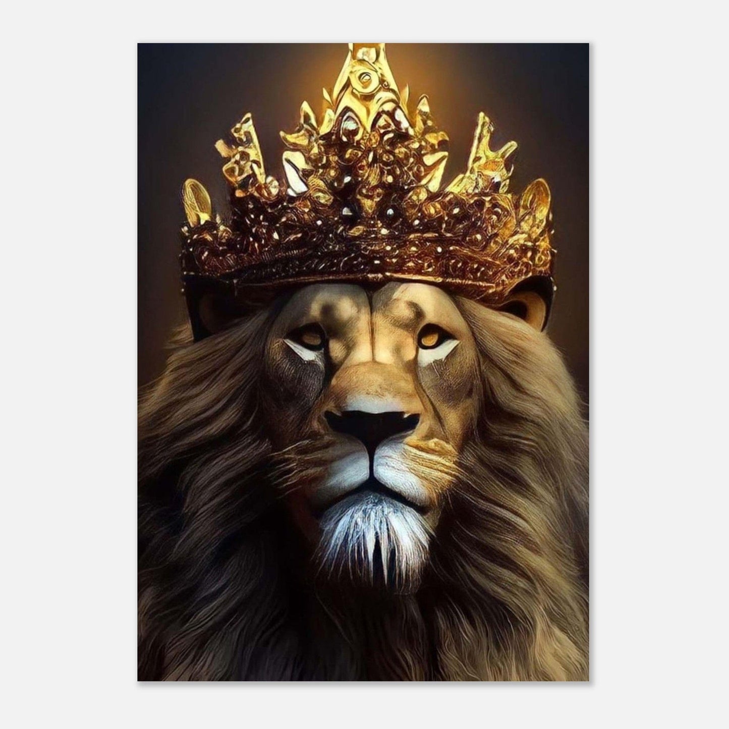 Canvanation Print Material Poster Lion Couronne