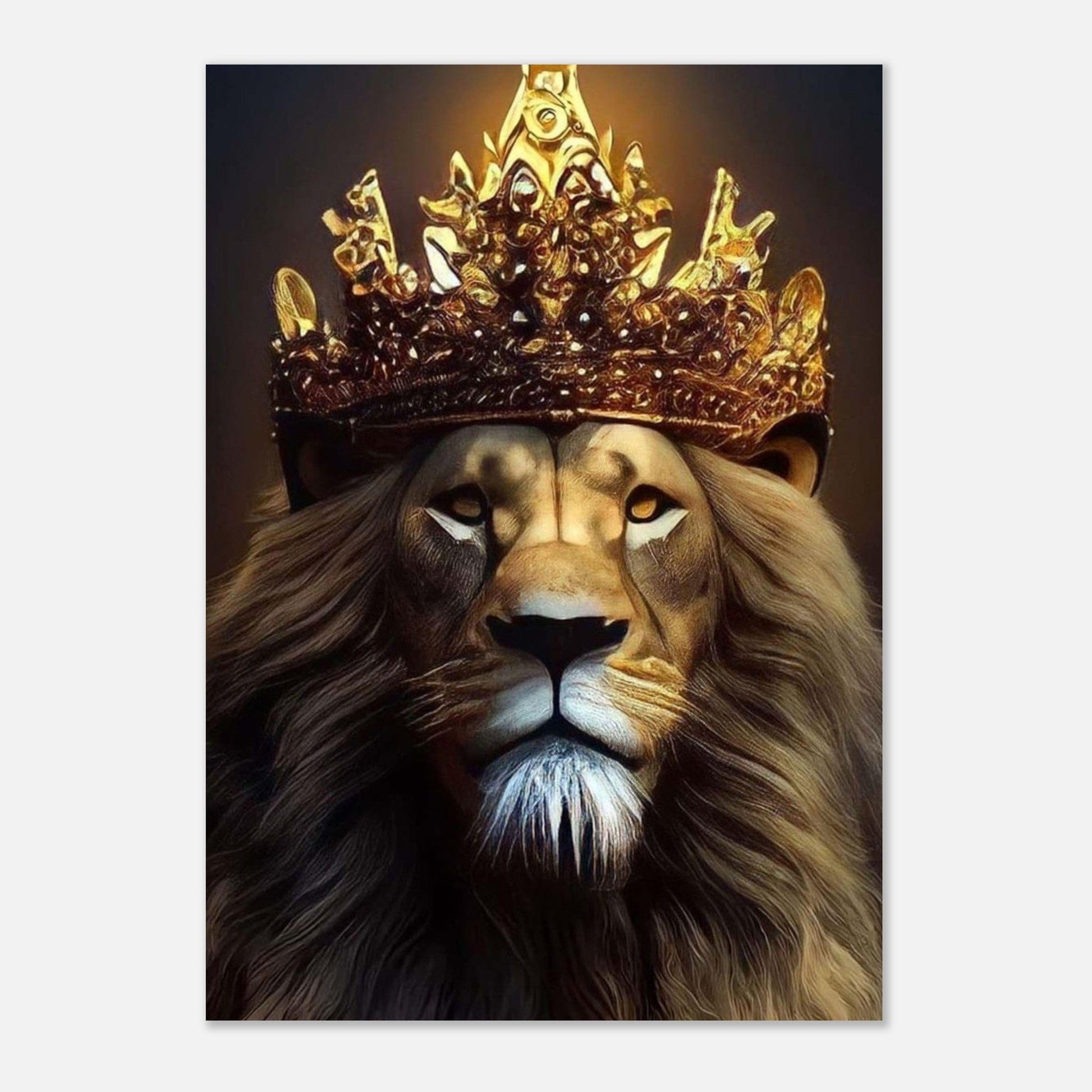 Canvanation Print Material Poster Lion Couronne