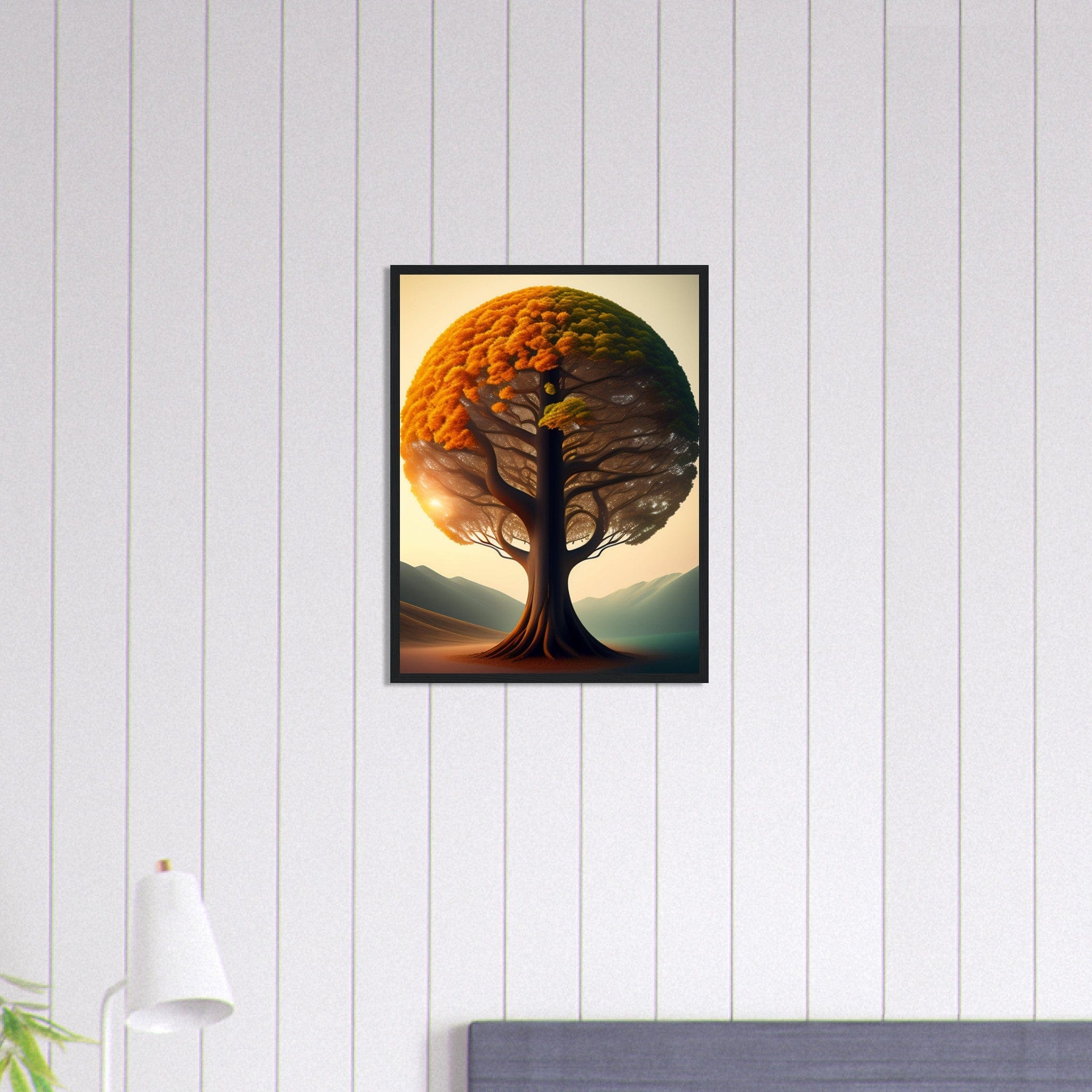 Canvanation Print Material Tableau Arbre De Vie L'Arbre de la Vie au Cœur de la Métropole
