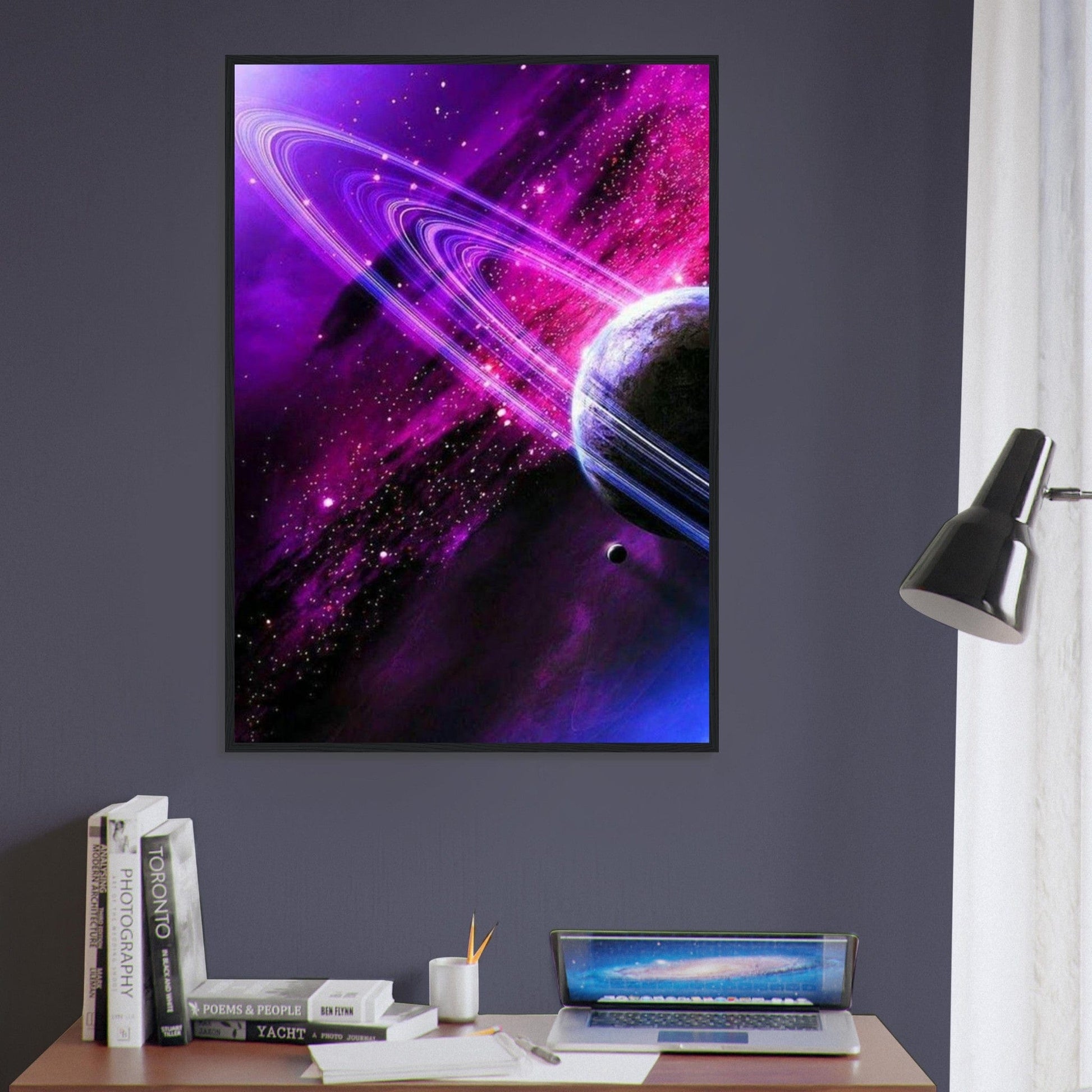 Canvanation Print Material Tableau Planete Voyage Interstellaire