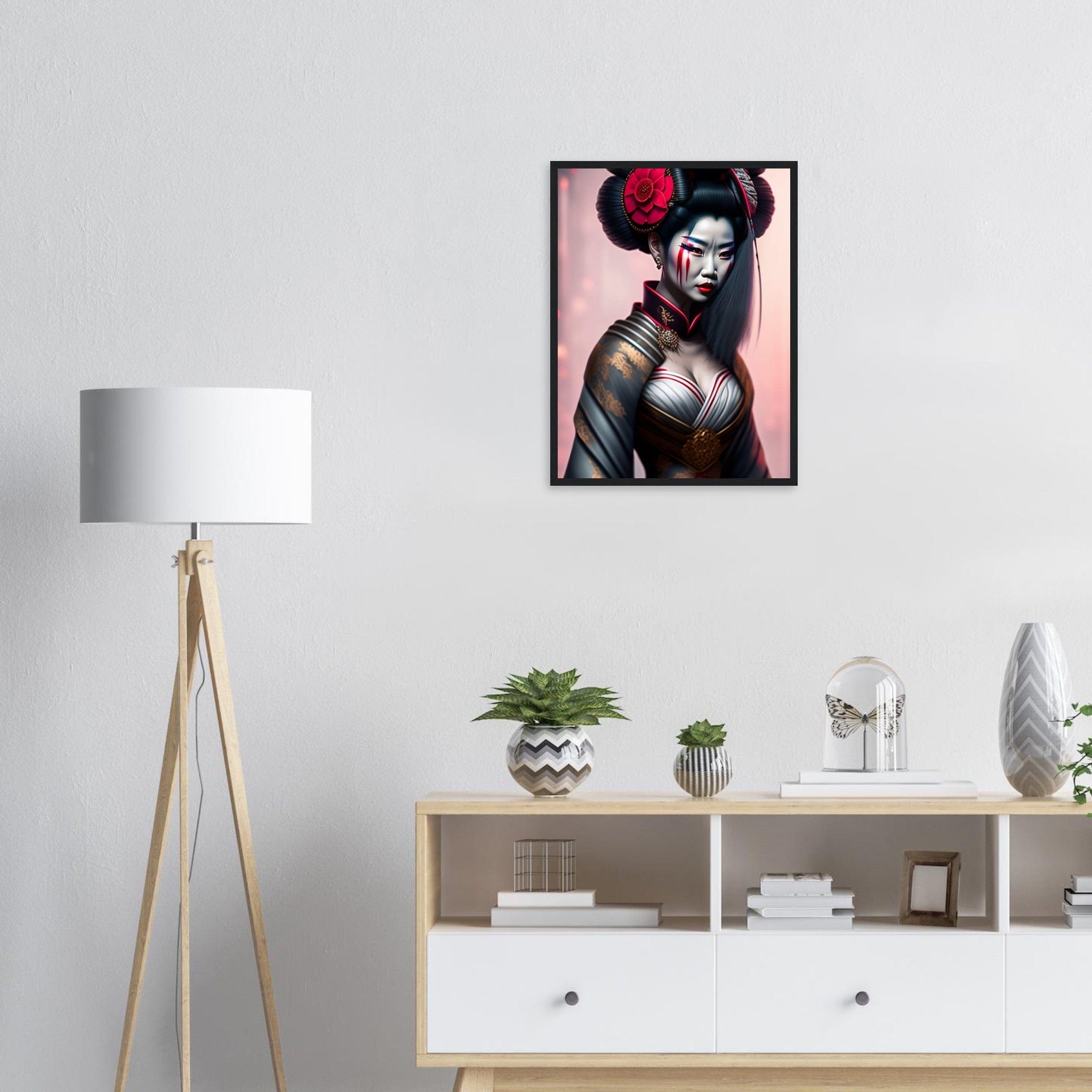 Canvanation Print Material Tableau Horreur Geisha