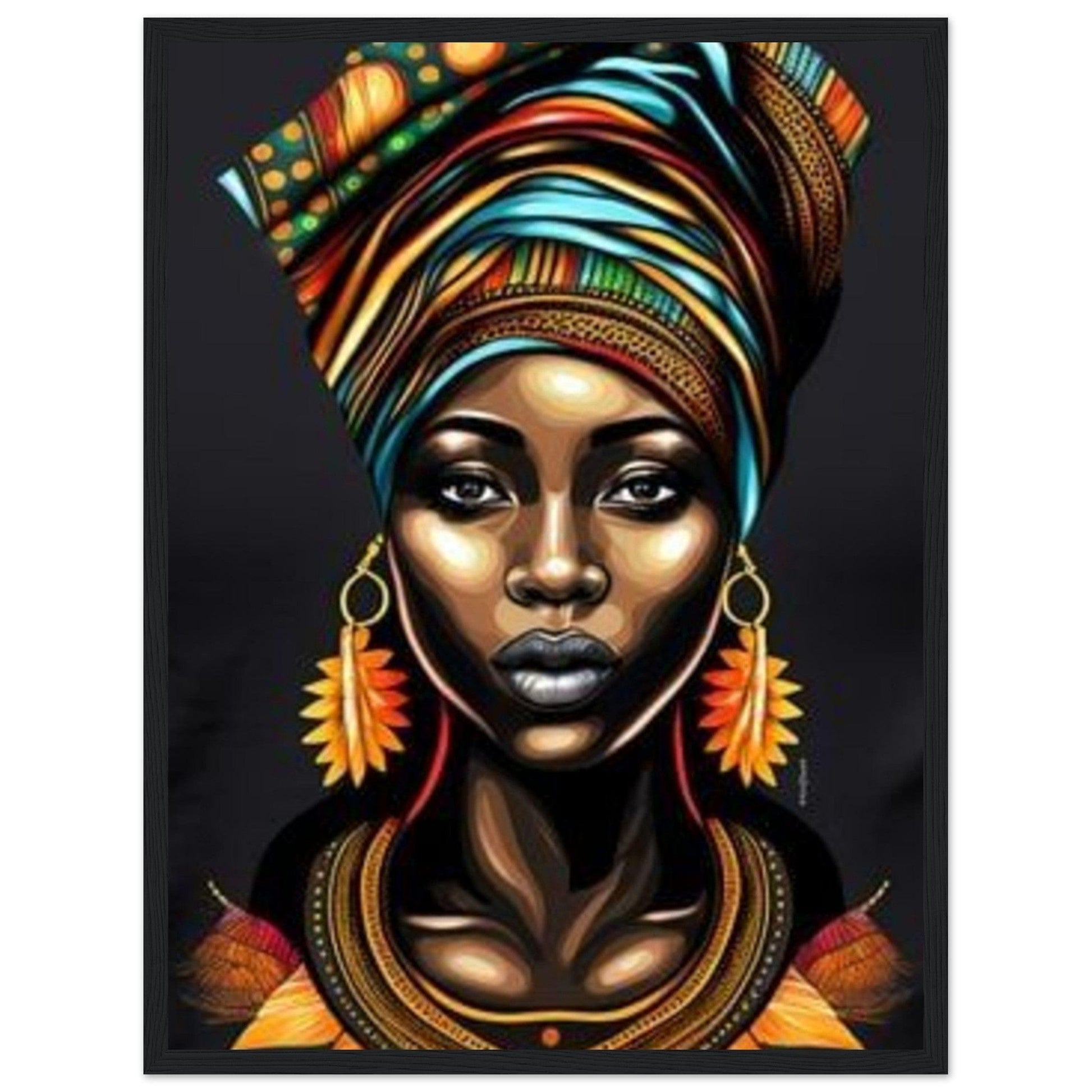 Canvanation Print Material Peinture Moderne Africaine