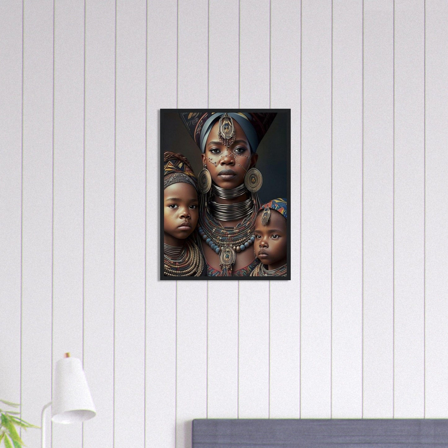 Canvanation Print Material Tableau Africain Peinture