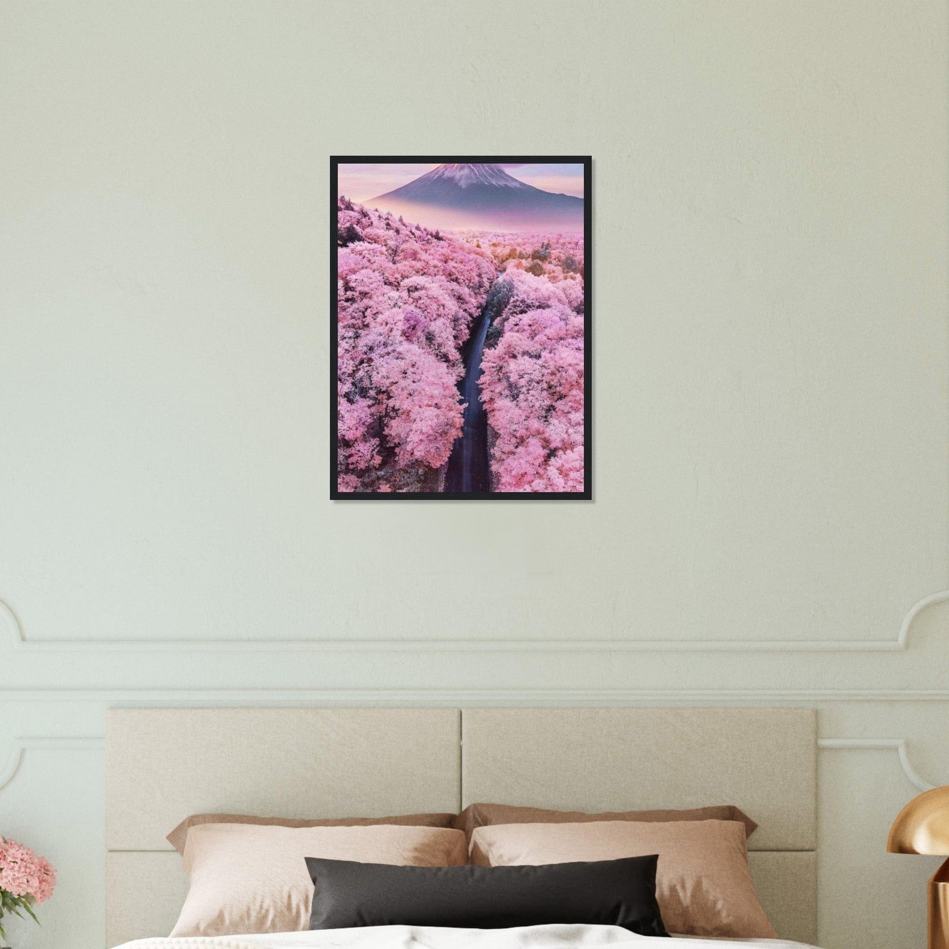 Canvanation Print Material 45x60 cm / 18x24″ Tableau Fleurs De Cerisier Arbre Japon