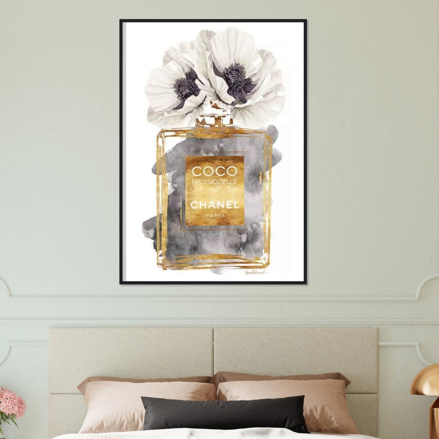 Canvanation Print Material Tableau Chanel Numéro 5 Or