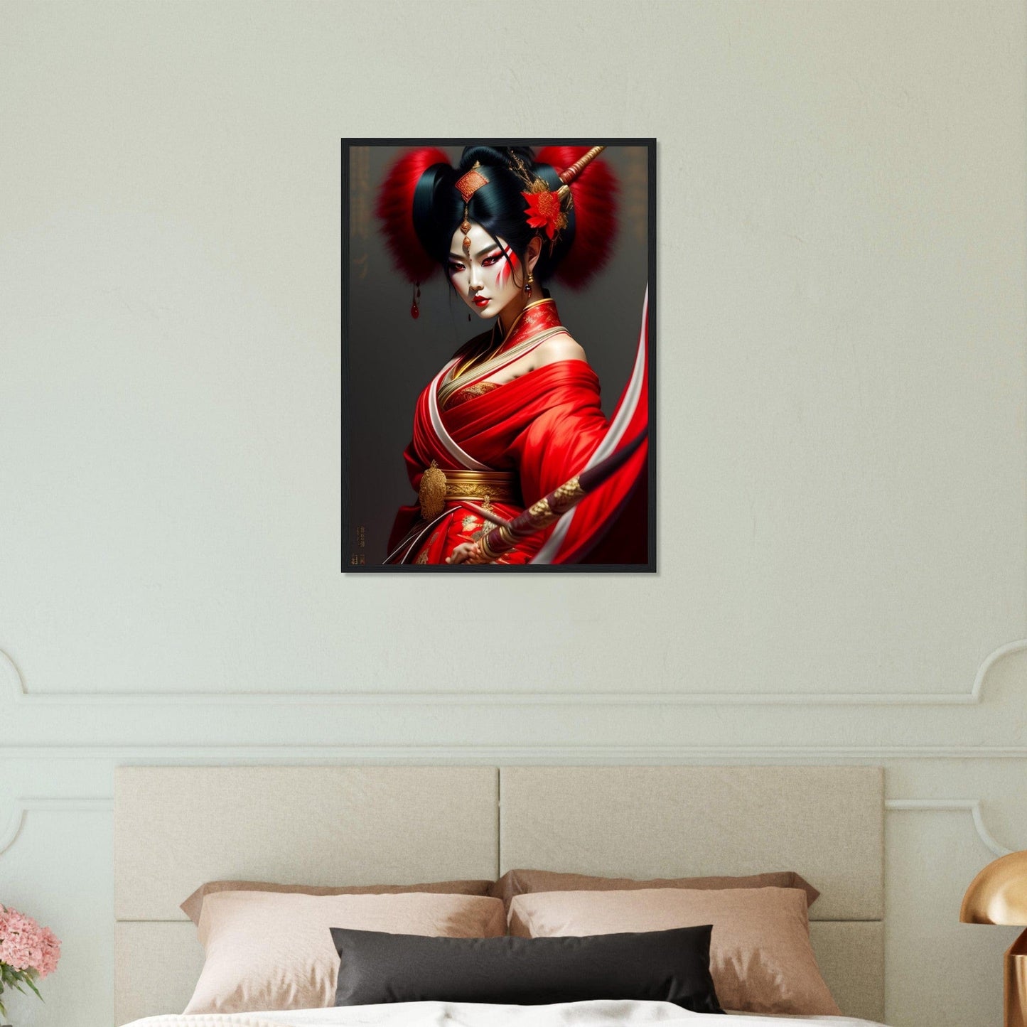 Canvanation Print Material 50x70 cm / 20x28″ Tableau Kabuki Japon Kimono