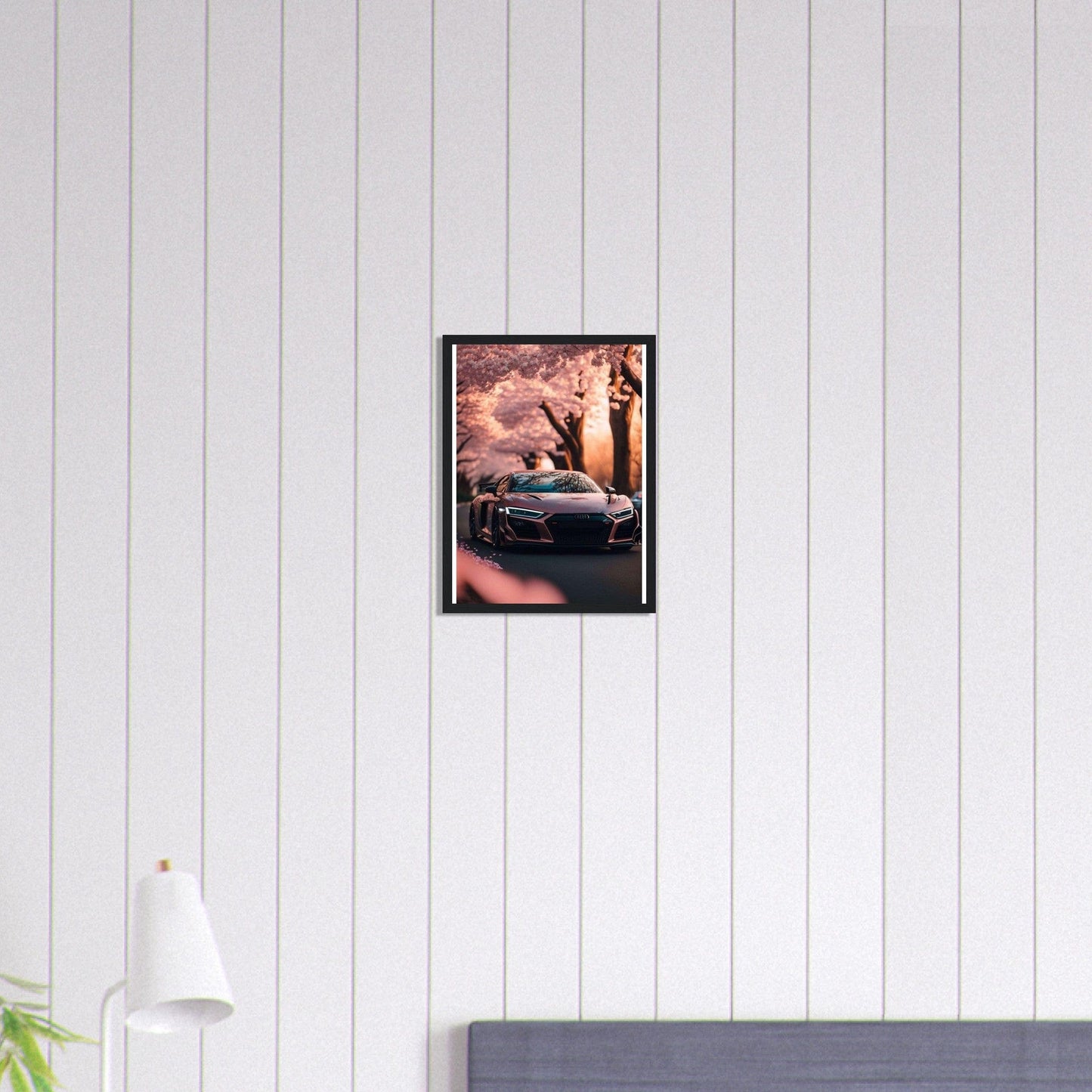 Canvanation Print Material 30x40 cm / 12x16″ Tableau Voiture Audi Rose