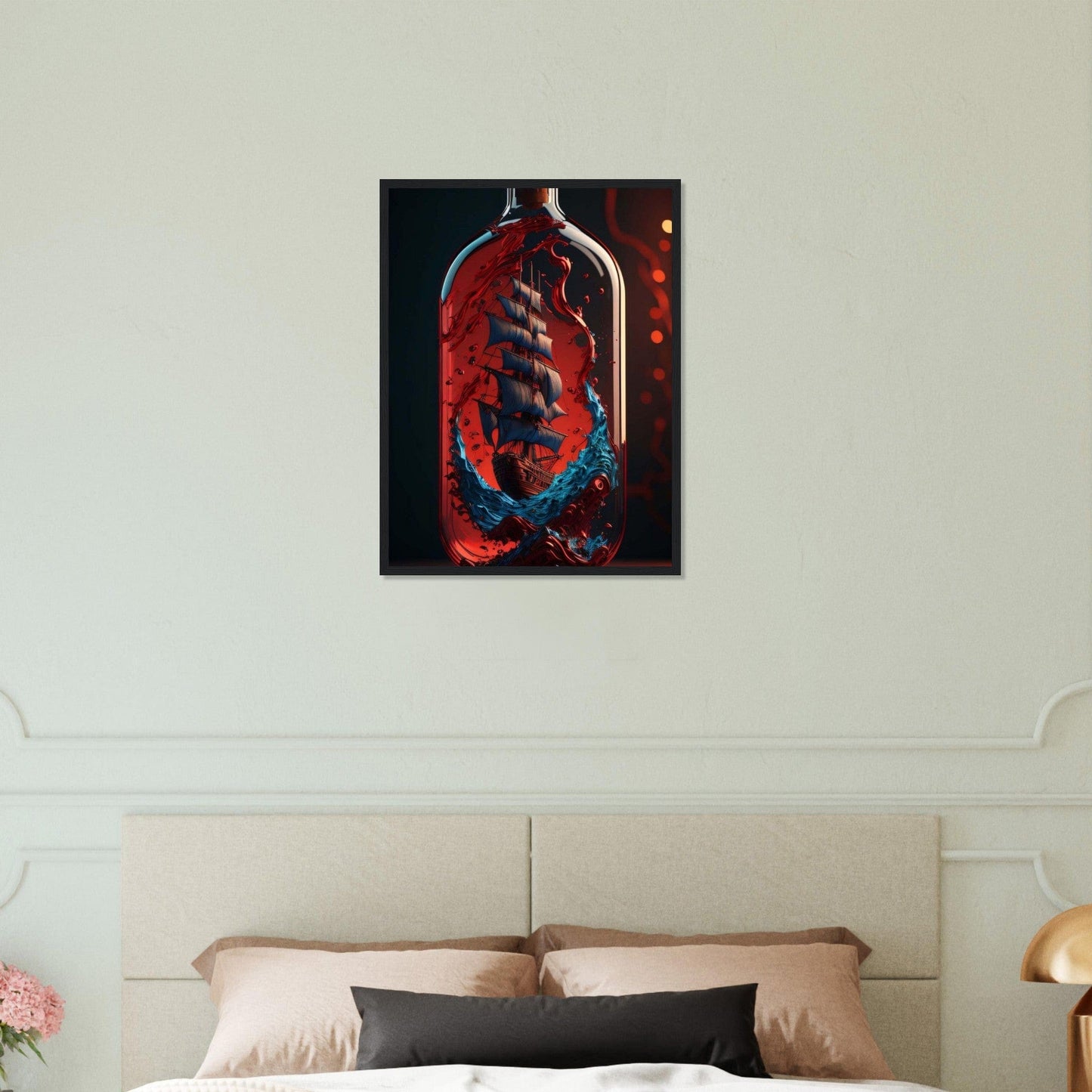 Canvanation Print Material 45x60 cm / 18x24″ Tableau Voilier Voile d'Argent