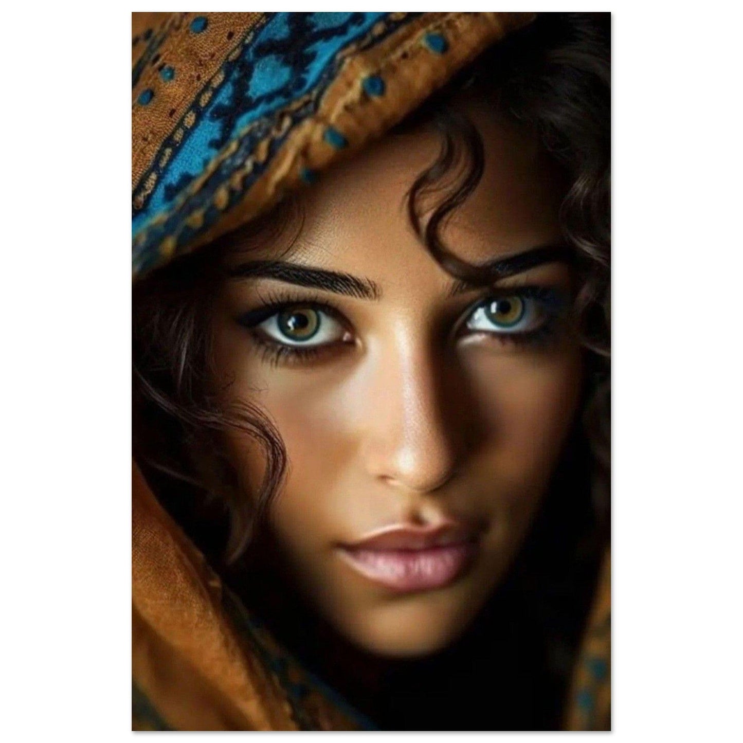 Gelato Print Material 60x90 cm / 24x36″ Portrait Femme Peinture Moderne