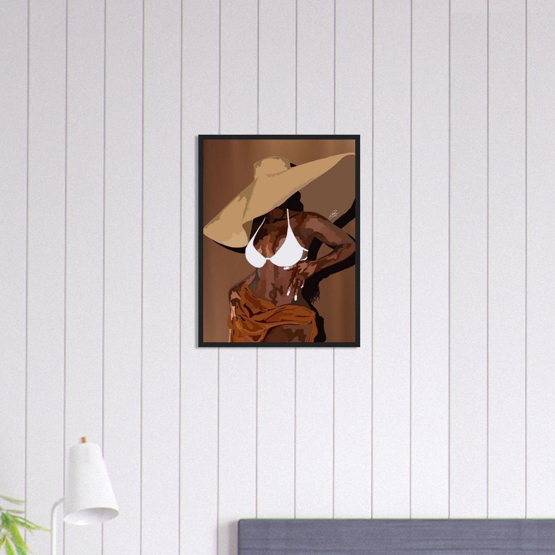 Canvanation Print Material Peinture Femme Antillaise